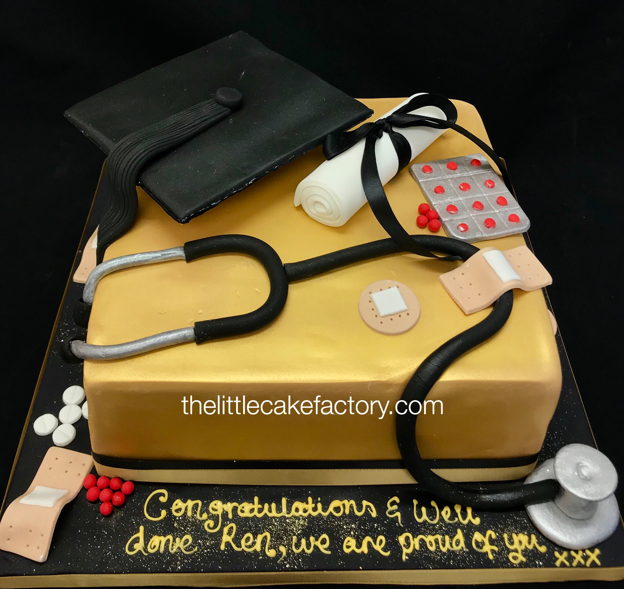 Nurse Graduation Cake Cake | Celebration Cakes
