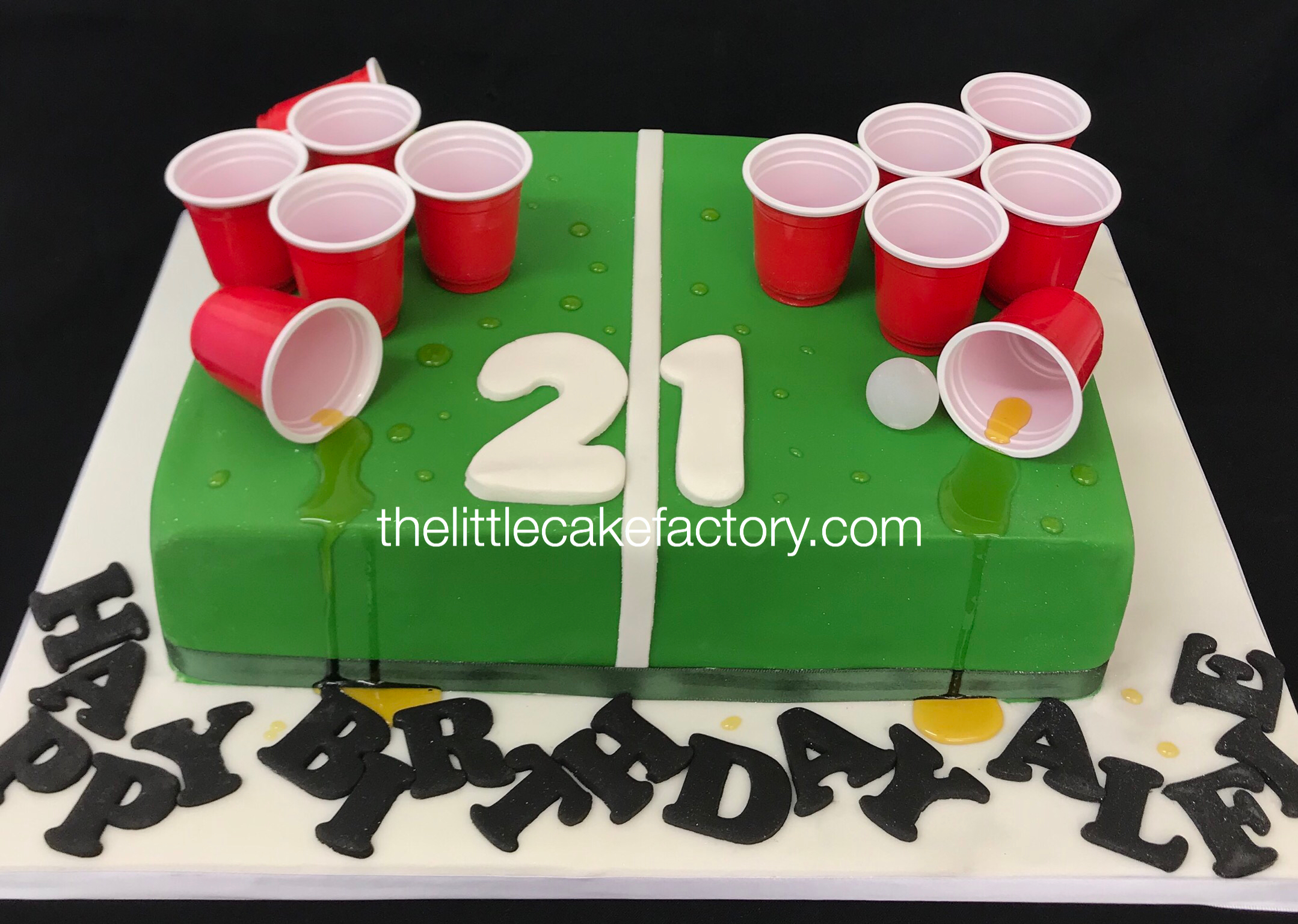 beer pong 21st cake Cake | Celebration Cakes