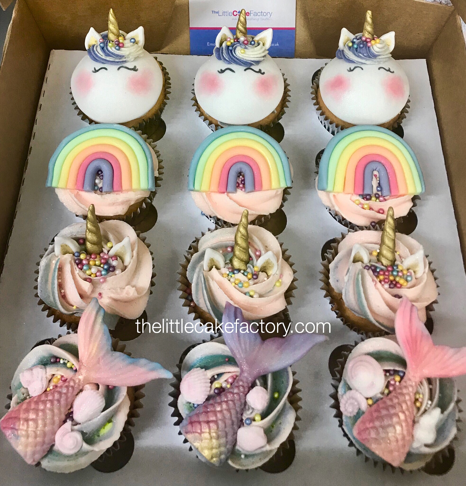 Rainbow unicorn mermaid cupcakes  Cake | CUPCAKES Cakes