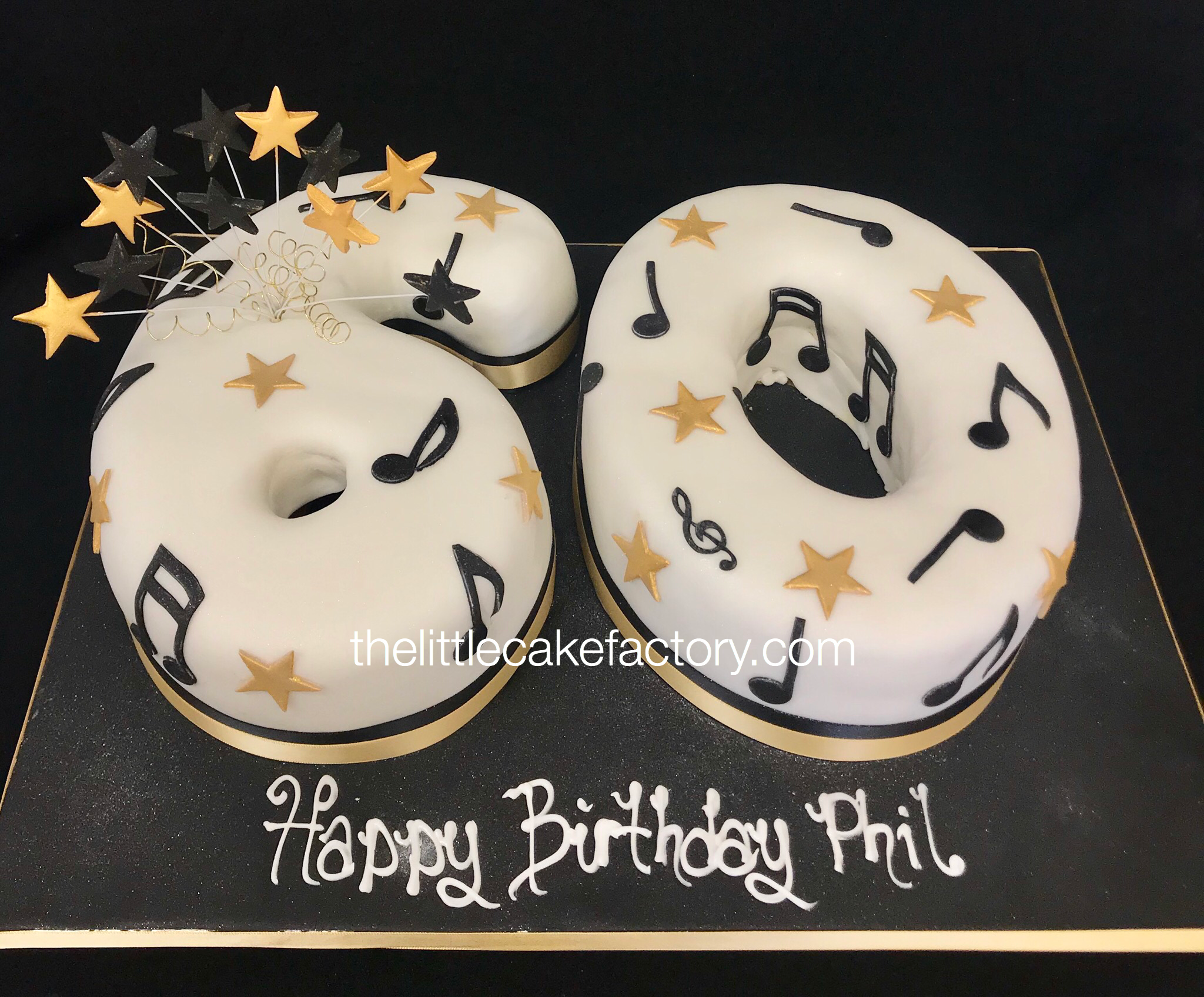 music note 60th Cake | Numbers Cakes