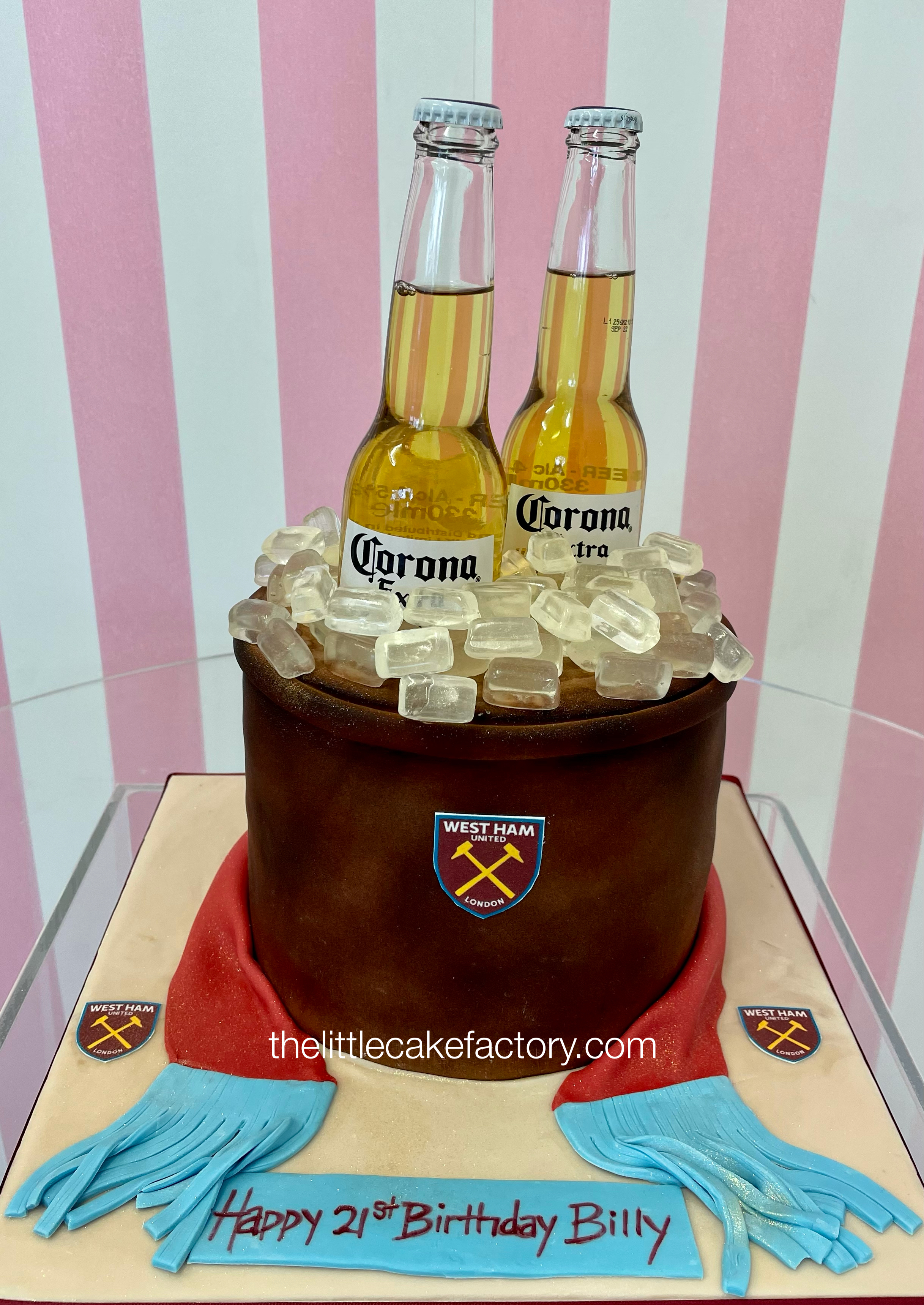 west ham corona cake bucket Cake | Novelty Cakes