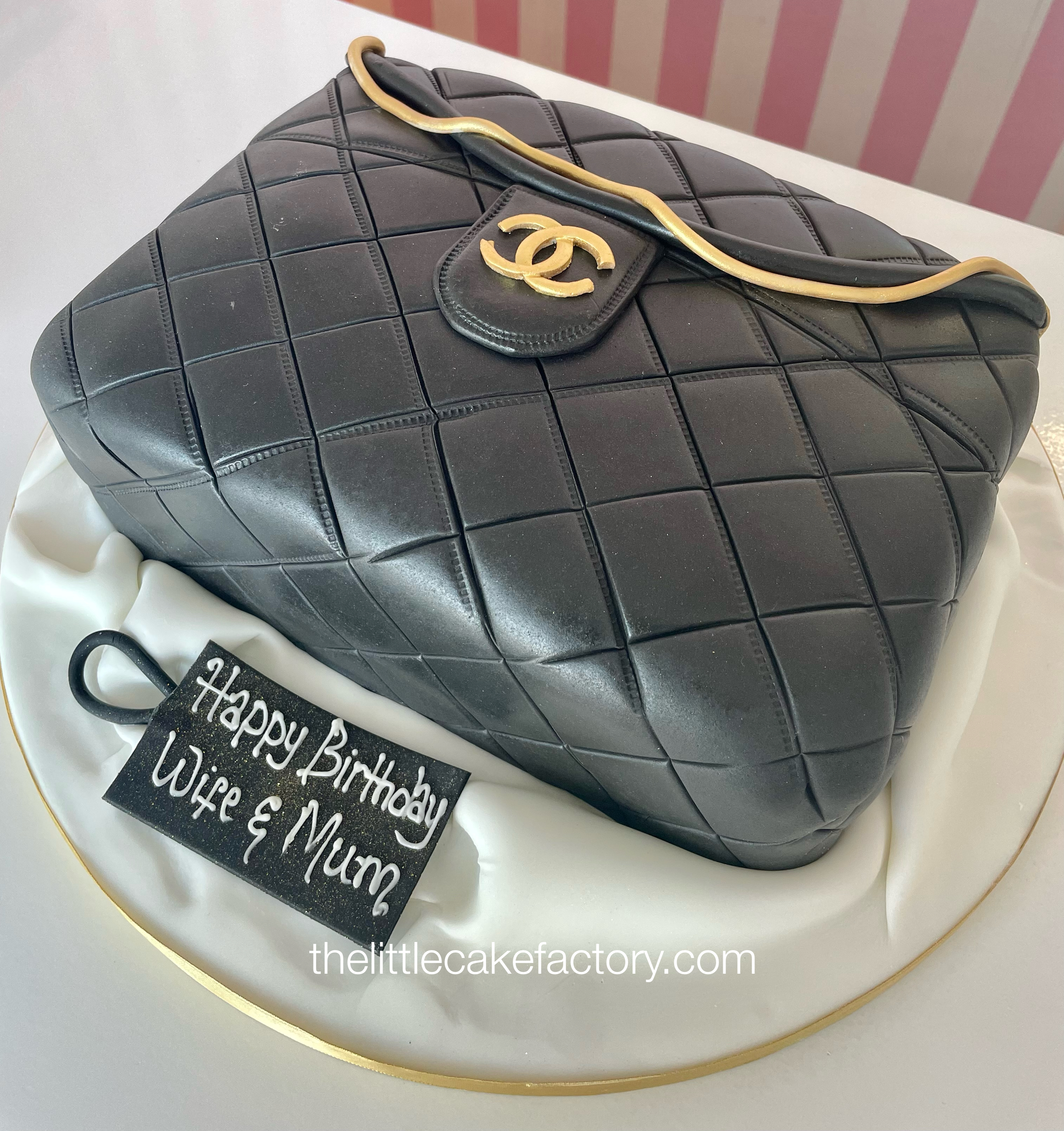 black designer bag  Cake | Novelty Cakes