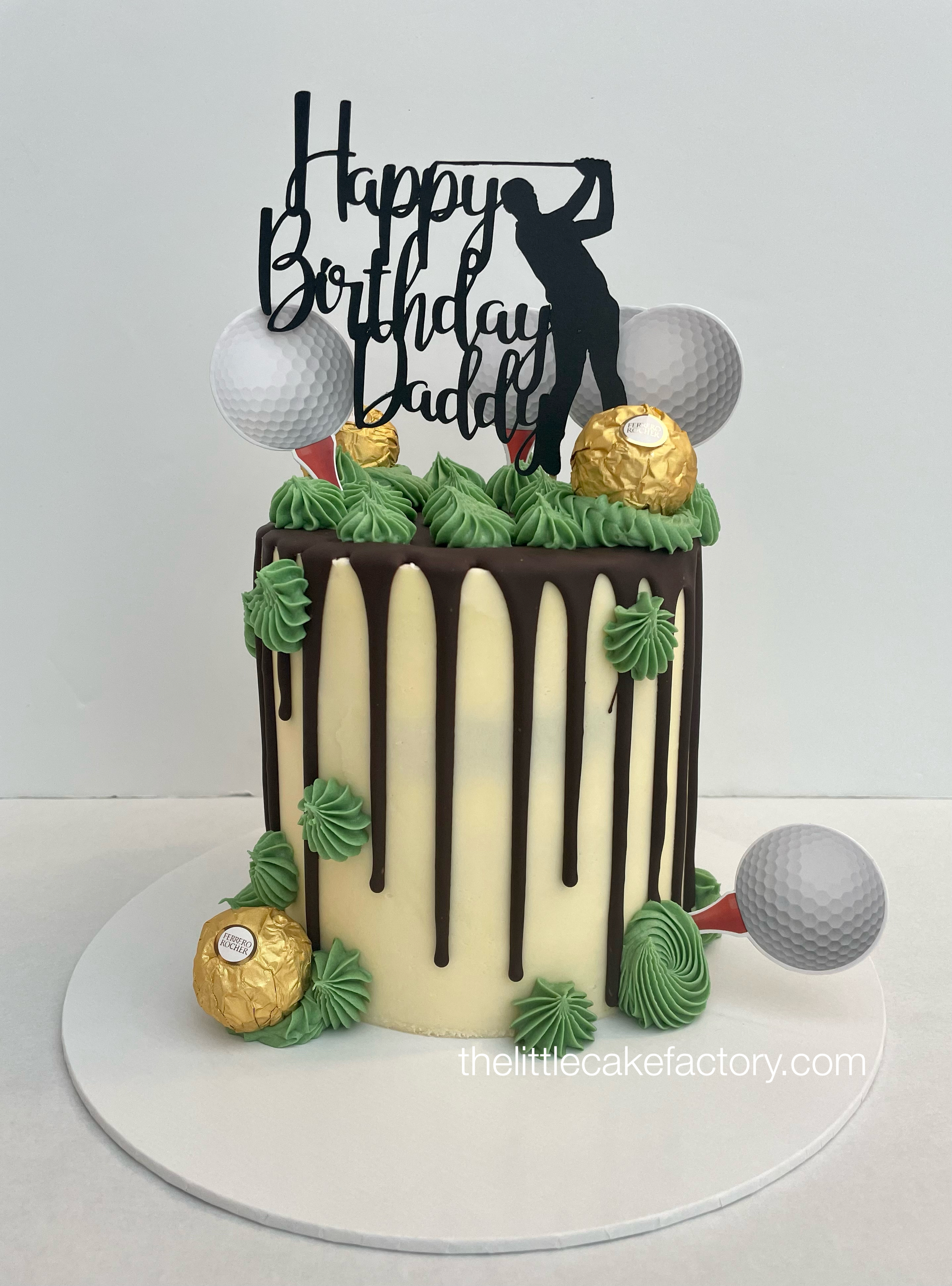golf swing cake Cake | Drip Cakes