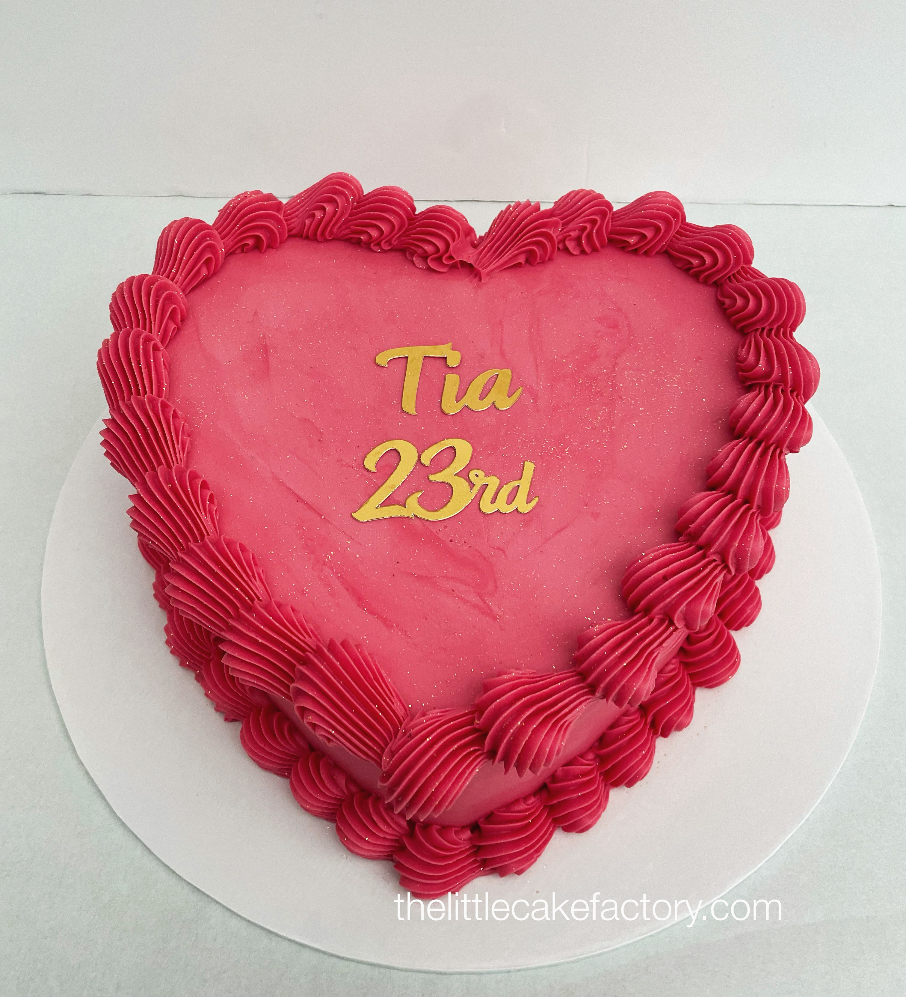 pink vintage love Cake | Celebration Cakes