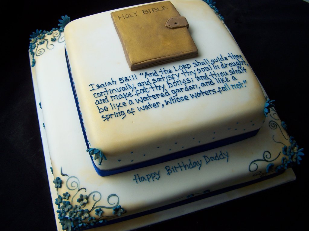 Blue & Gold 50th Cake | Celebration Cakes