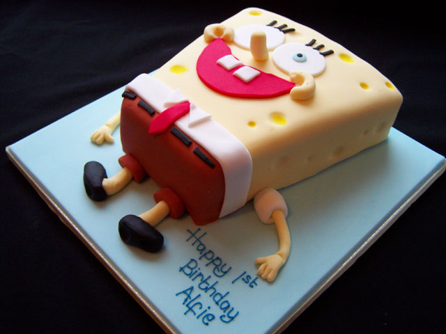 Sponge Bob Square Pants Childrens Cake | Children Cakes