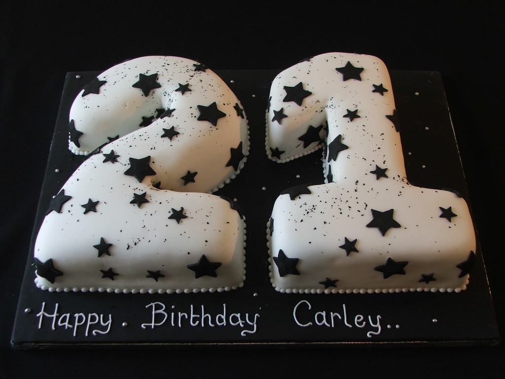 Black Star 21 Cake |  Cakes