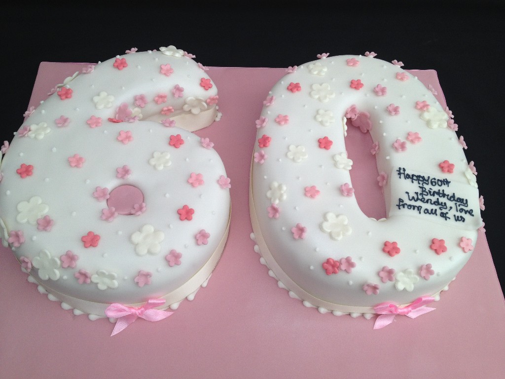 Pink Blossom 60 Cake |  Cakes