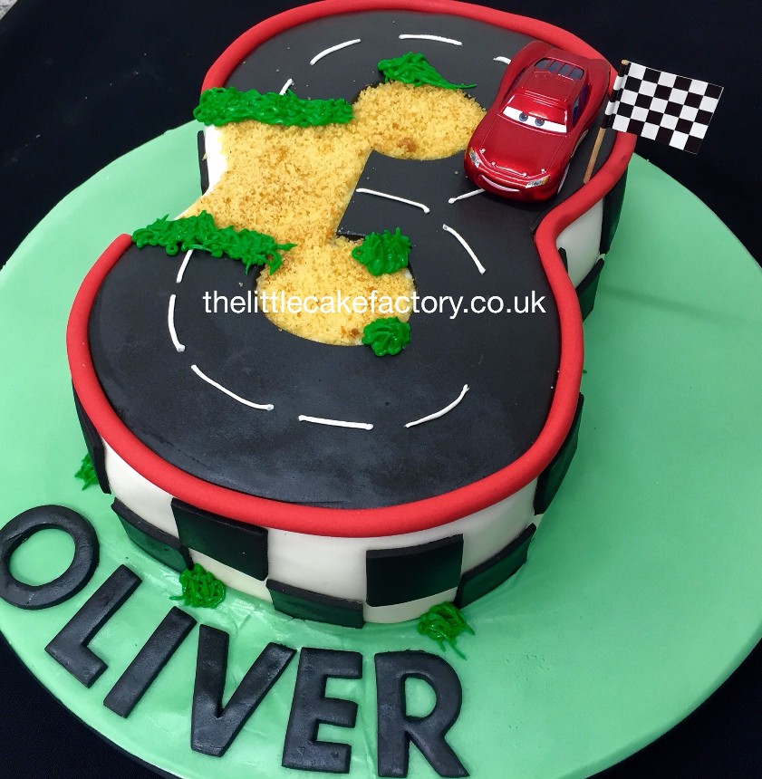 McQueen Race Track Cake |  Cakes