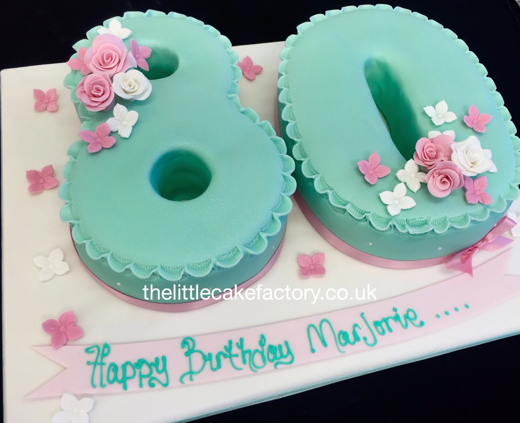 Turquoise 80 Cake |  Cakes