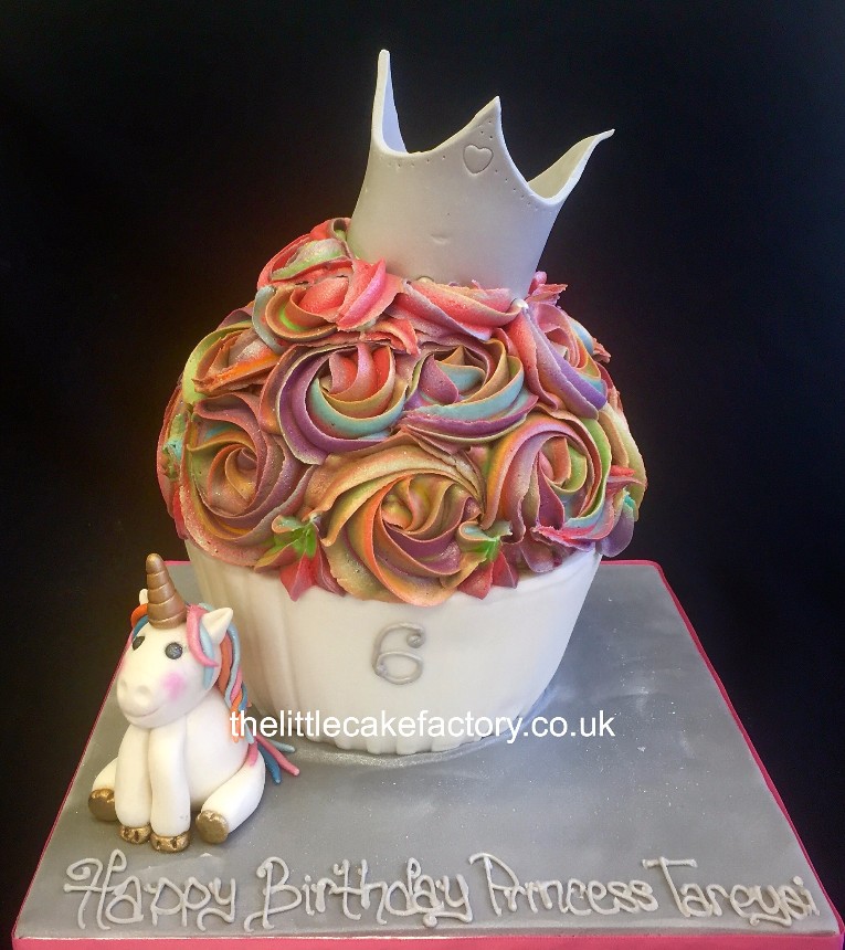 Unicorn Giant Cupcake Cake |  Cakes