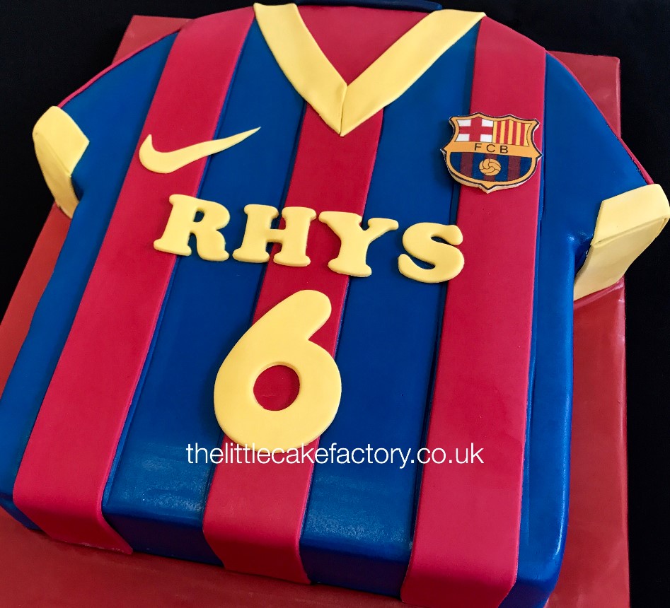 FC Barcelona Shirt Cake |  Cakes