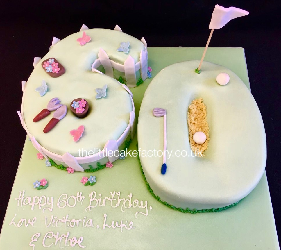 60th Joint Birthday Cake |  Cakes