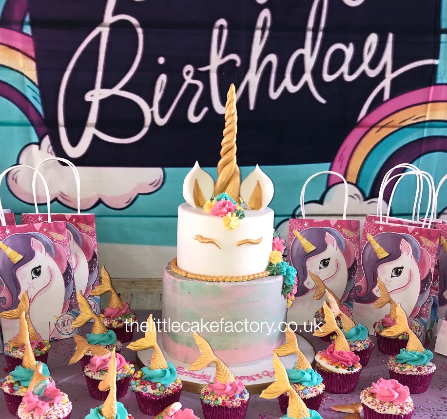 Unicorns & Mermaids Cake |  Cakes