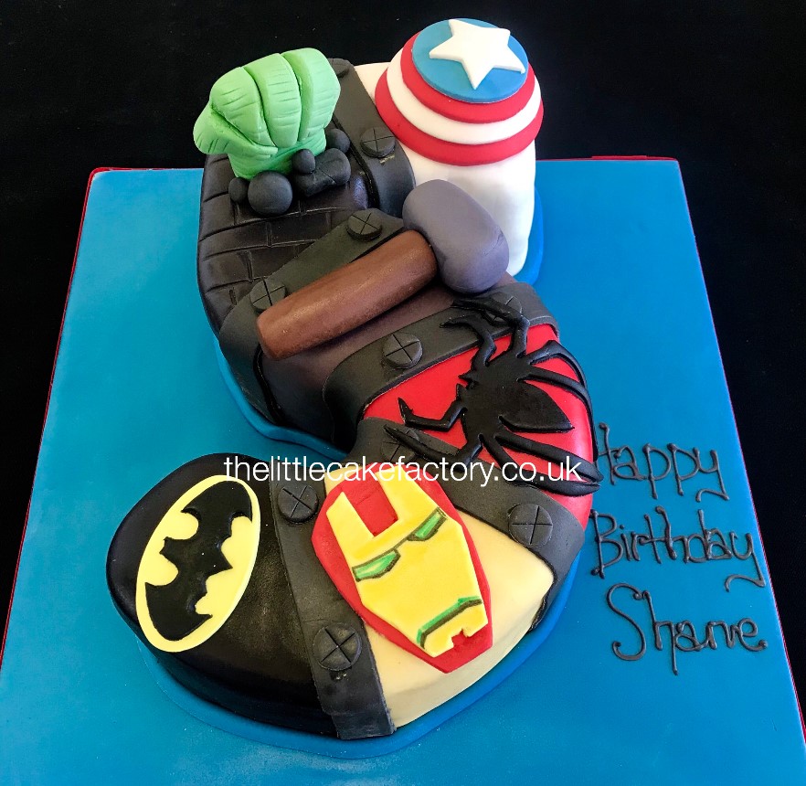 Superhero 5 Cake |  Cakes