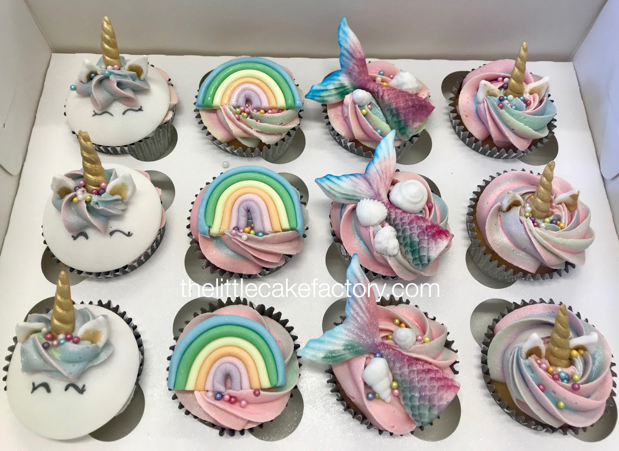 Unicorn & Mermaid cupcakes Cake | CUPCAKES Cakes