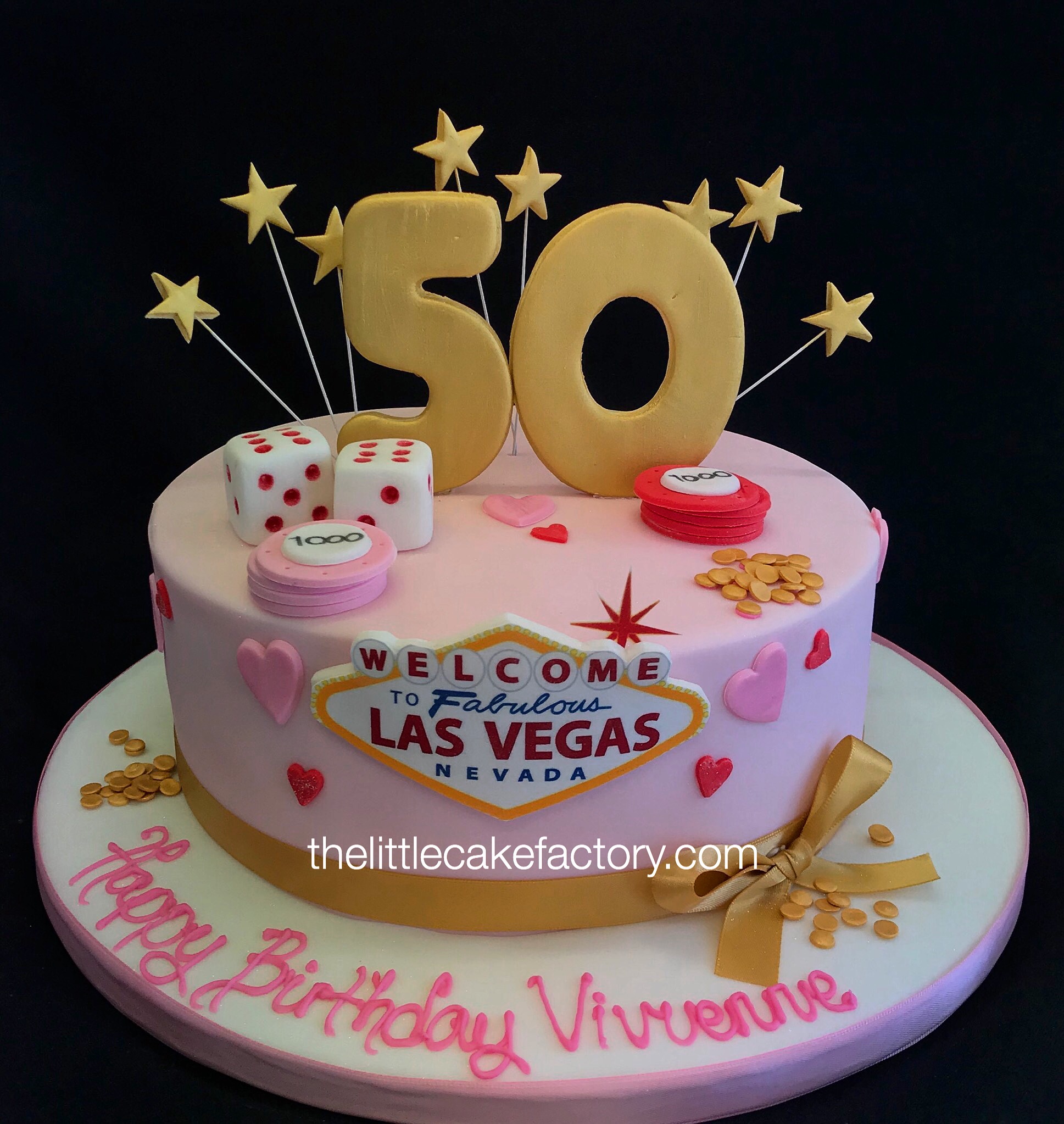 Vegas 50th birthday cake Cake | Celebration Cakes