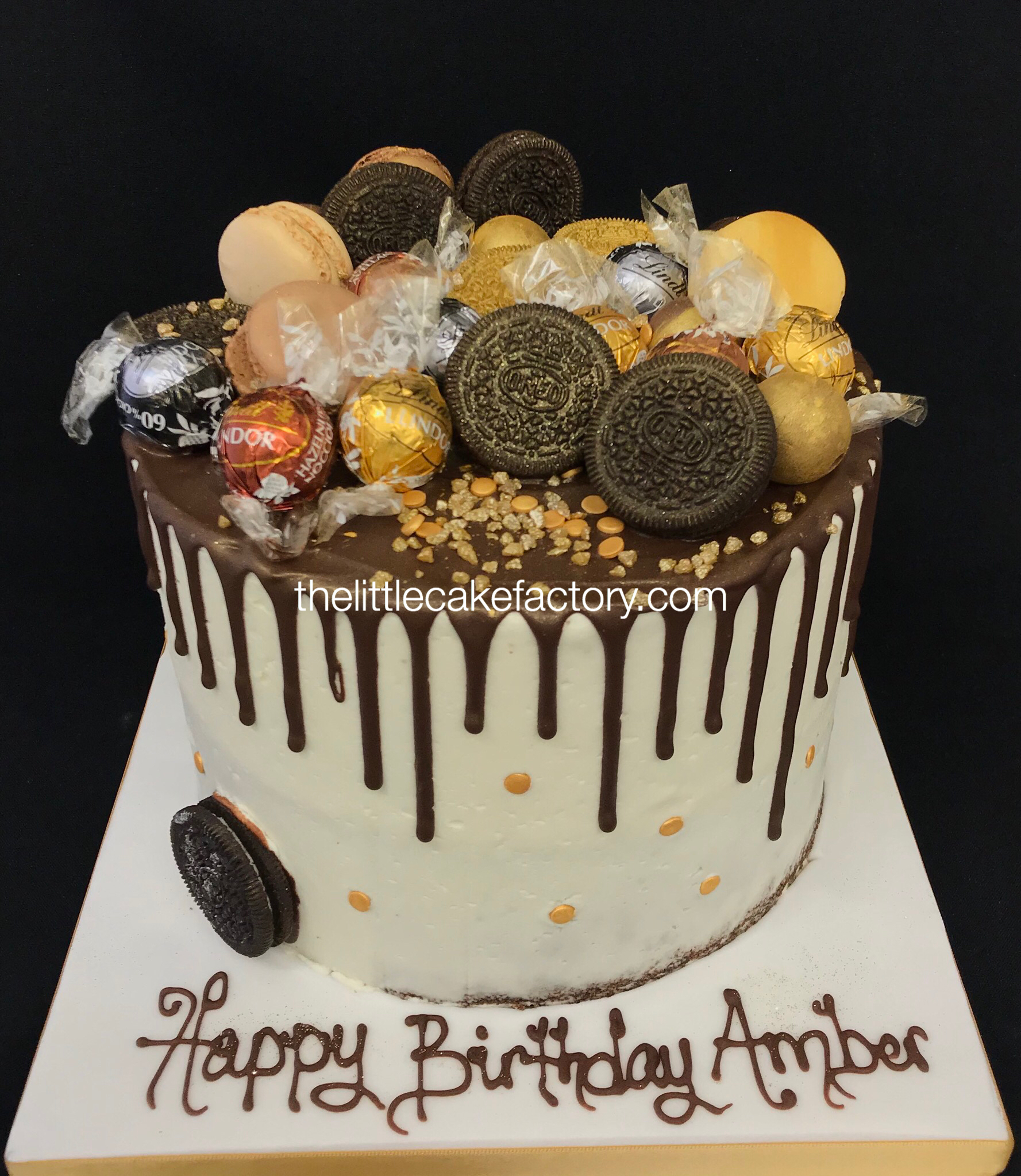 Amber drip Cake Cake | Celebration Cakes