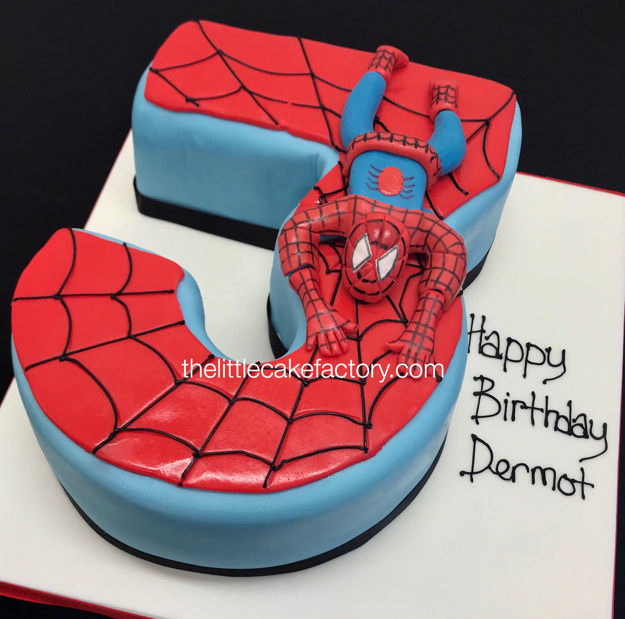 Spider-man Number 3 Cake | Numbers Cakes