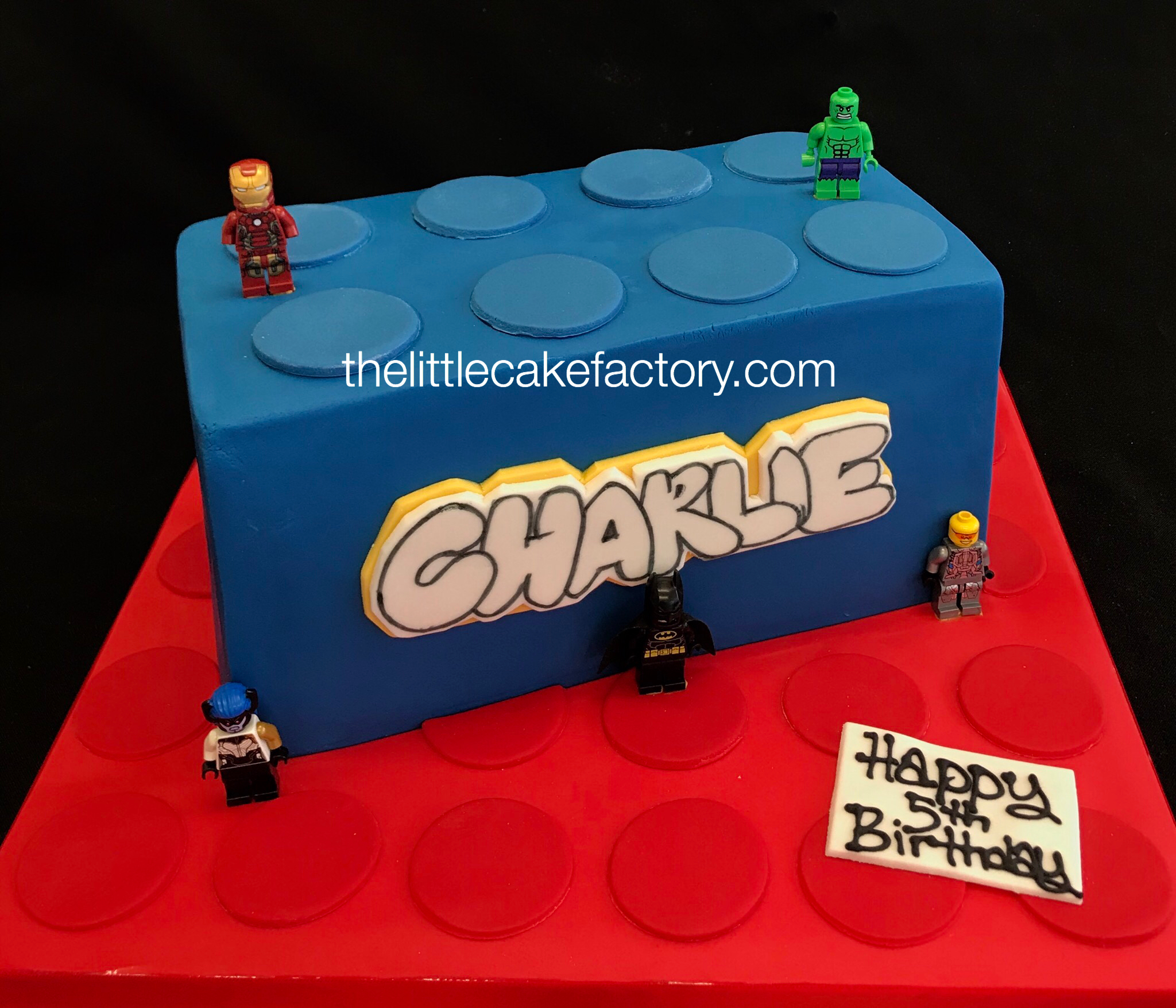 blue lego cake Cake | Children Cakes