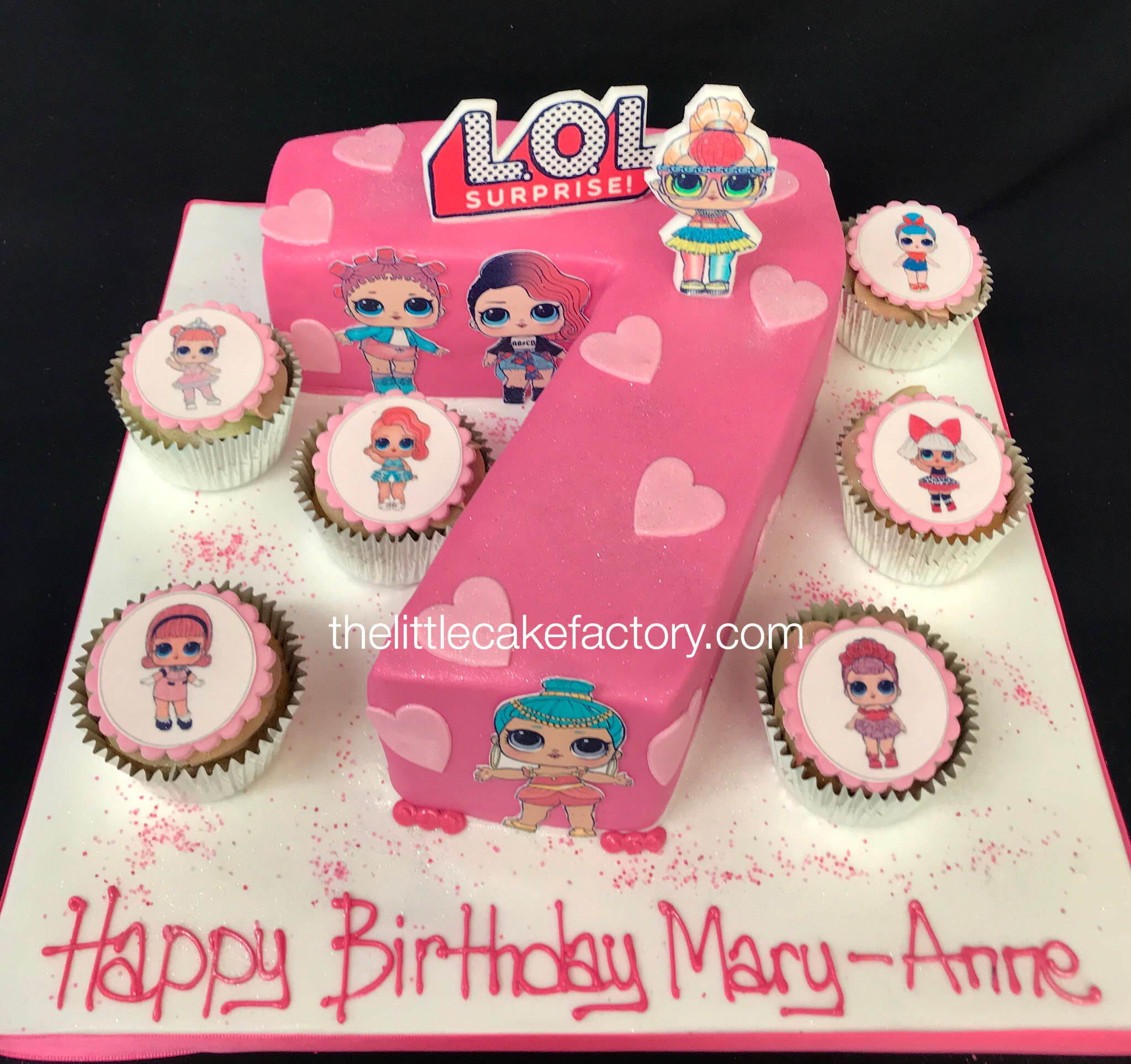 LOL Surprise doll 7 Cake | Numbers Cakes