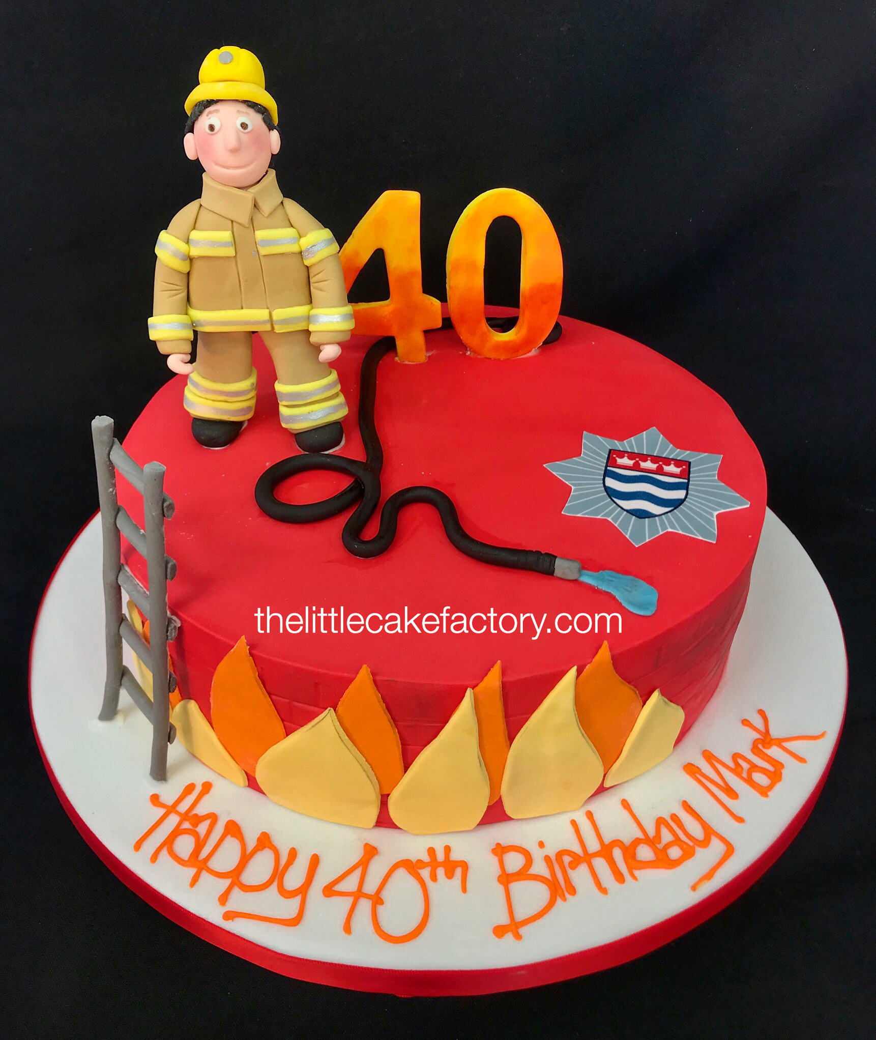 fireman birthday cake Cake | Novelty Cakes
