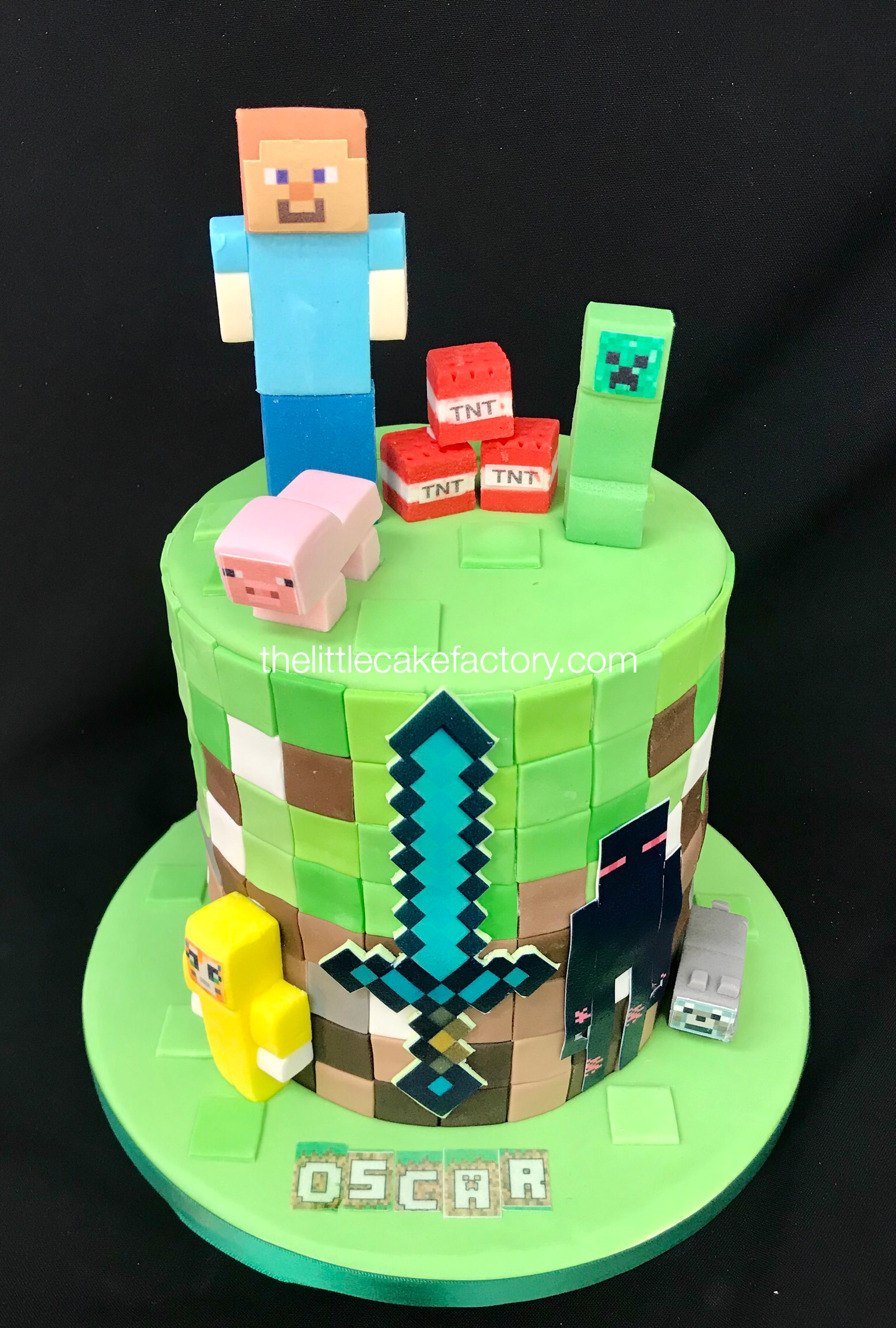 Minecraft tall cake Cake | Children Cakes