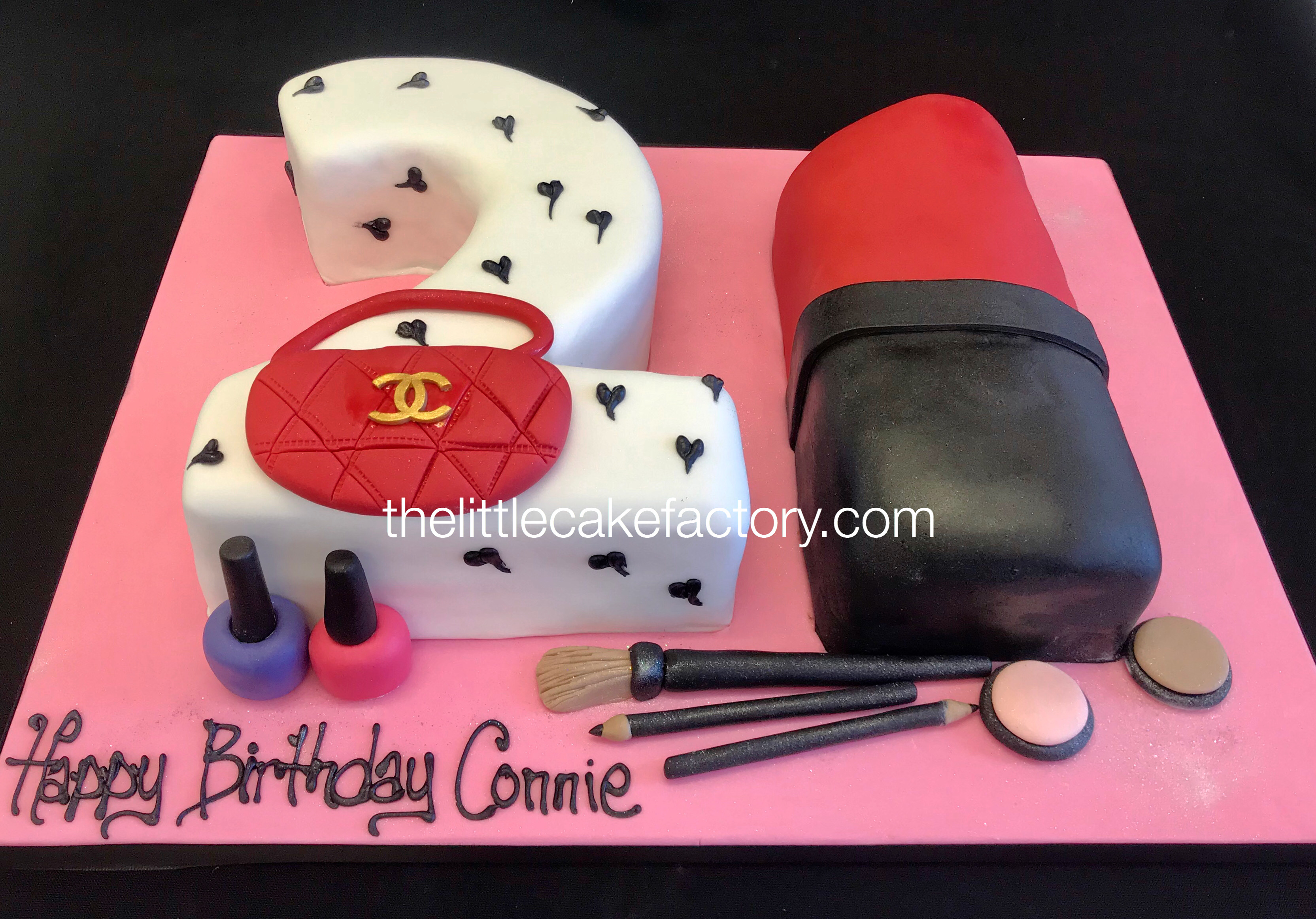 21st make up  Cake | Numbers Cakes