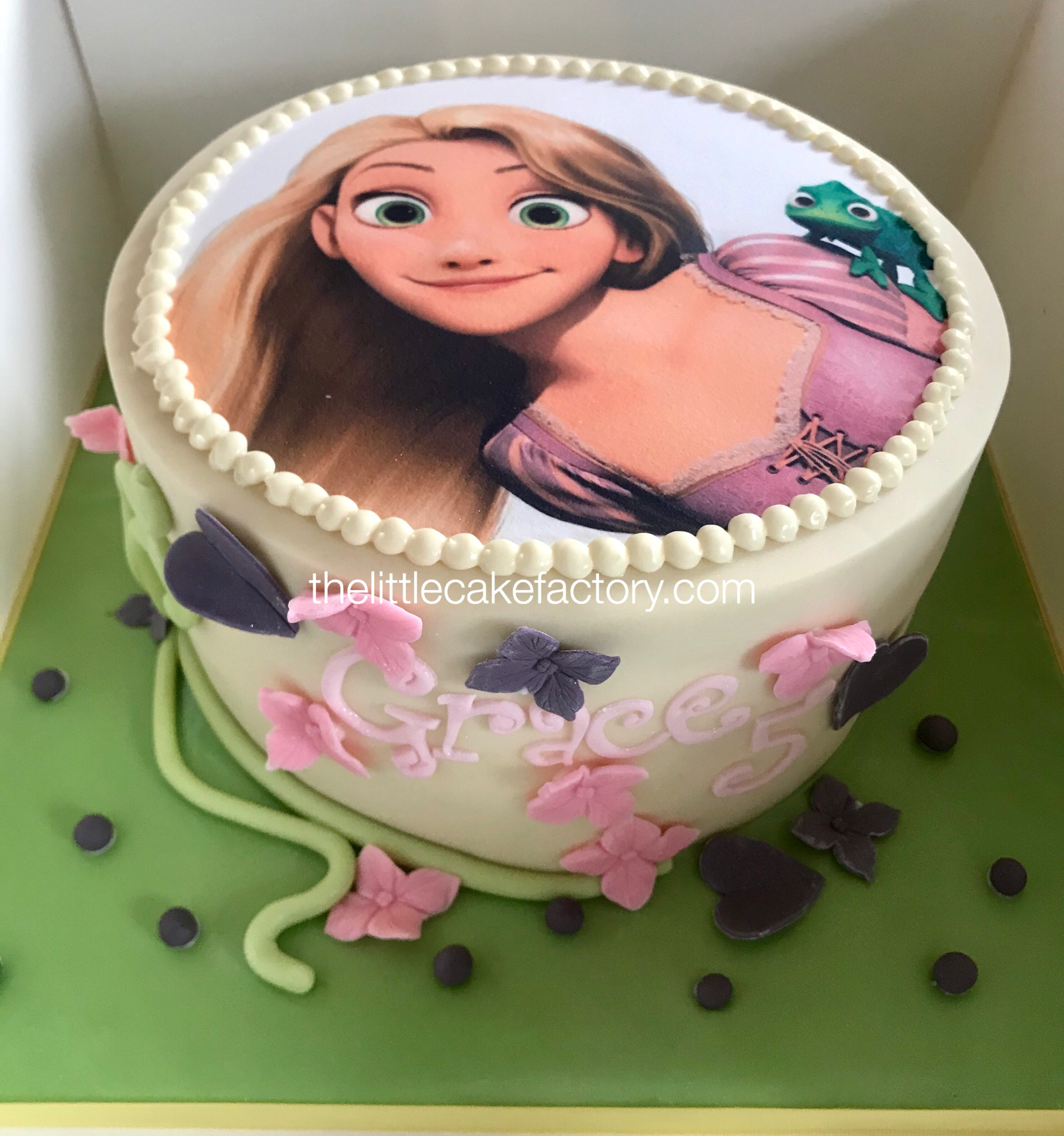 rapunzel photo print cake Cake | Children Cakes