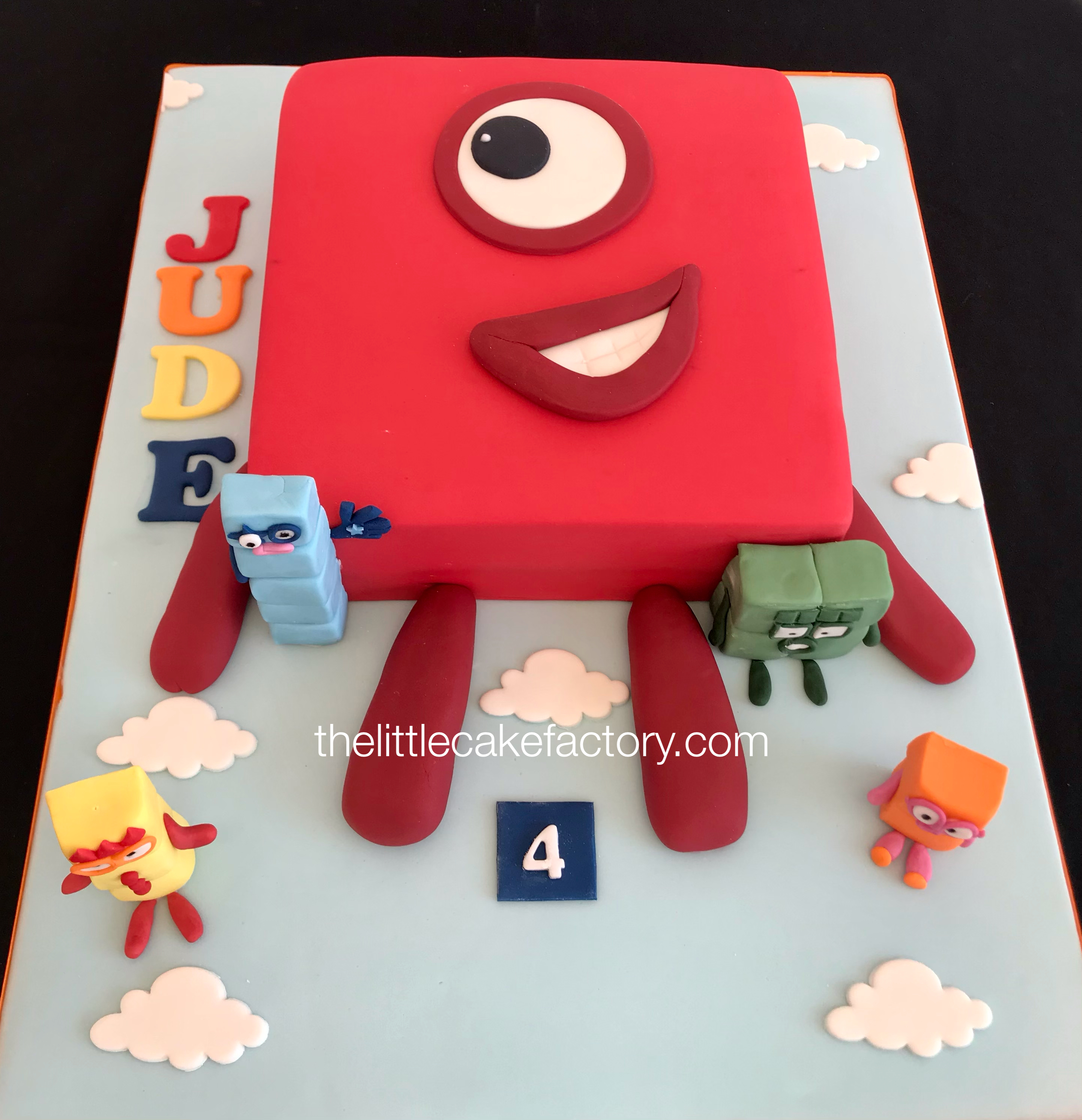 number blocks cake Cake | Children Cakes