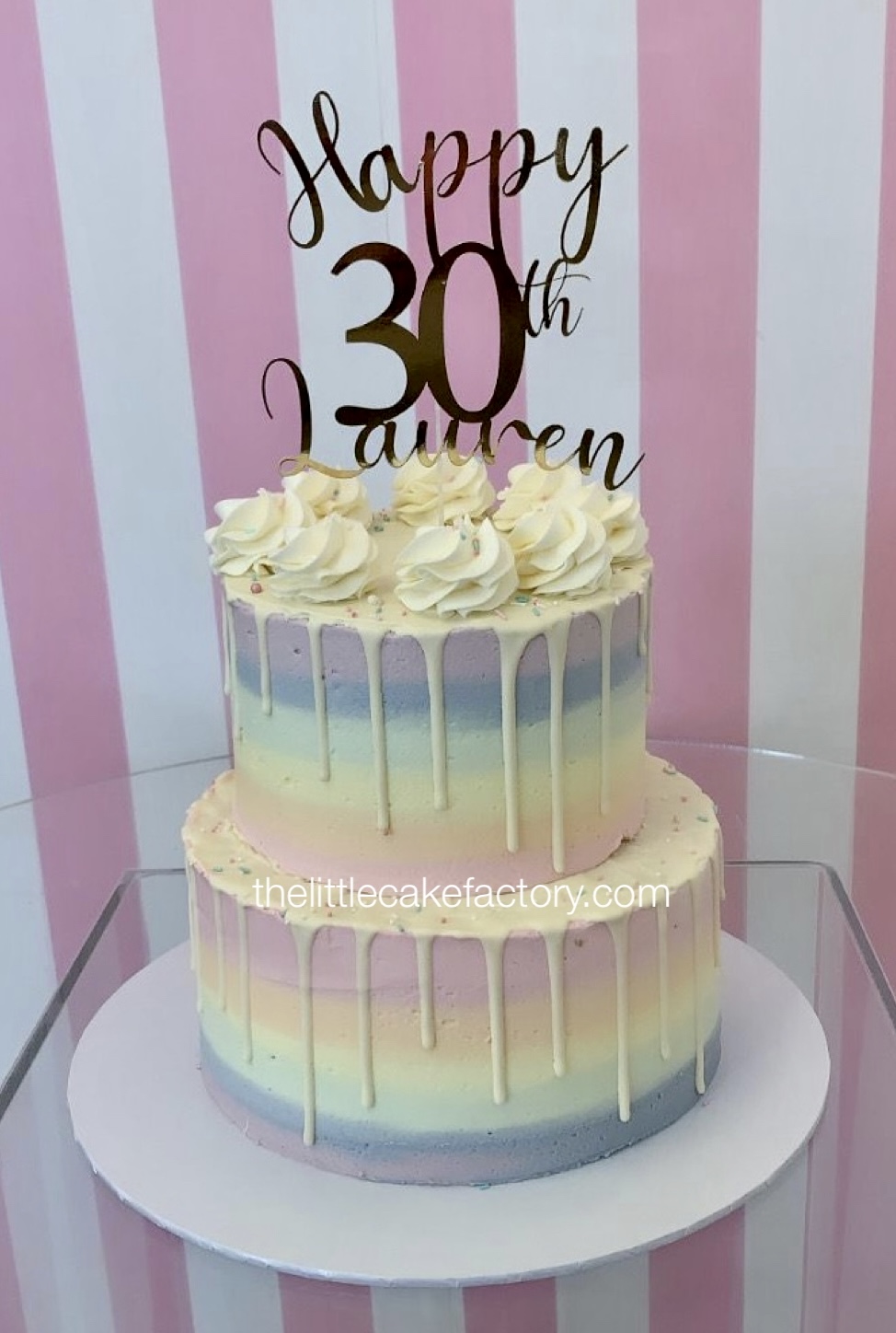 pastel rainbow drip cake Cake | Drip Cakes