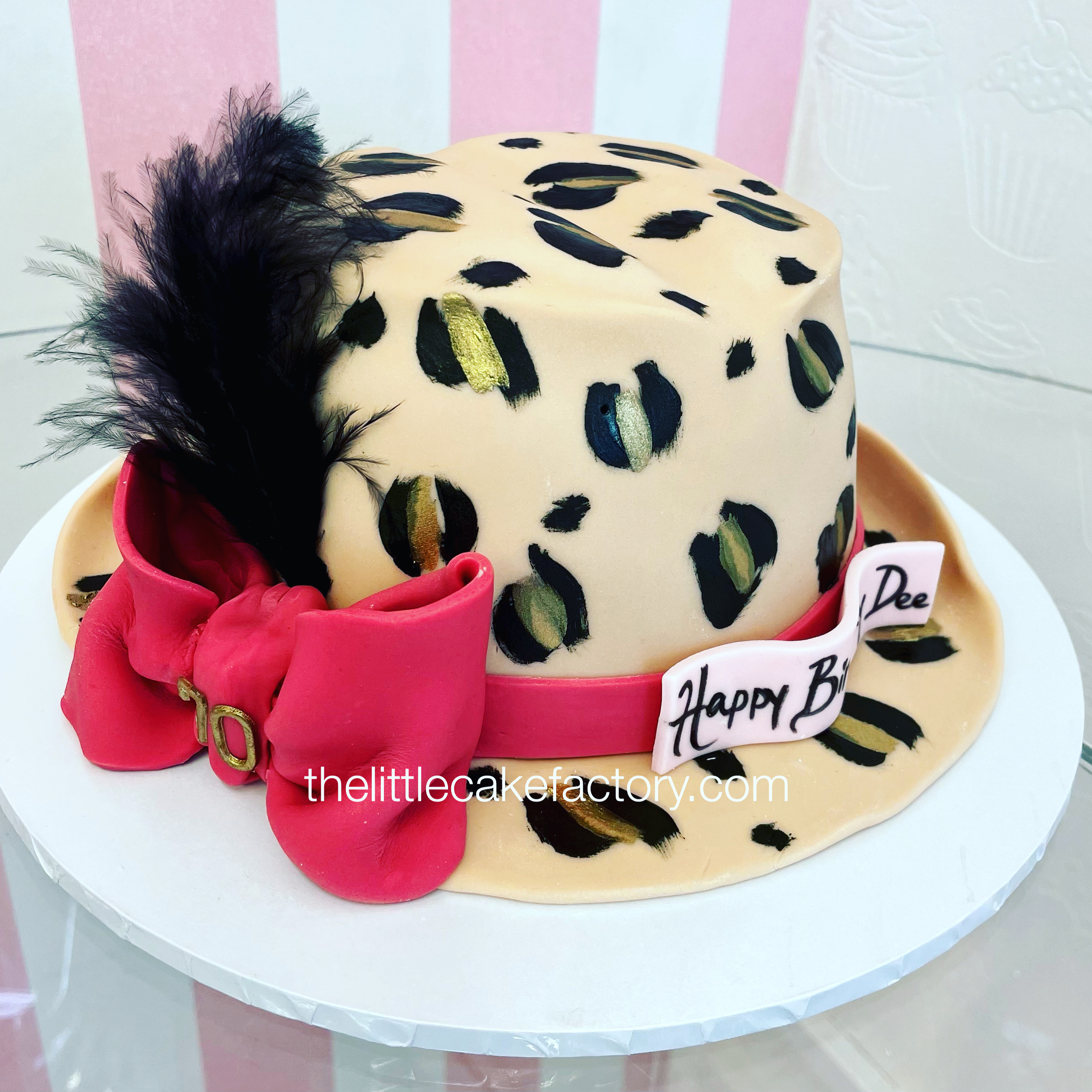 leopard hat cake Cake | Novelty Cakes