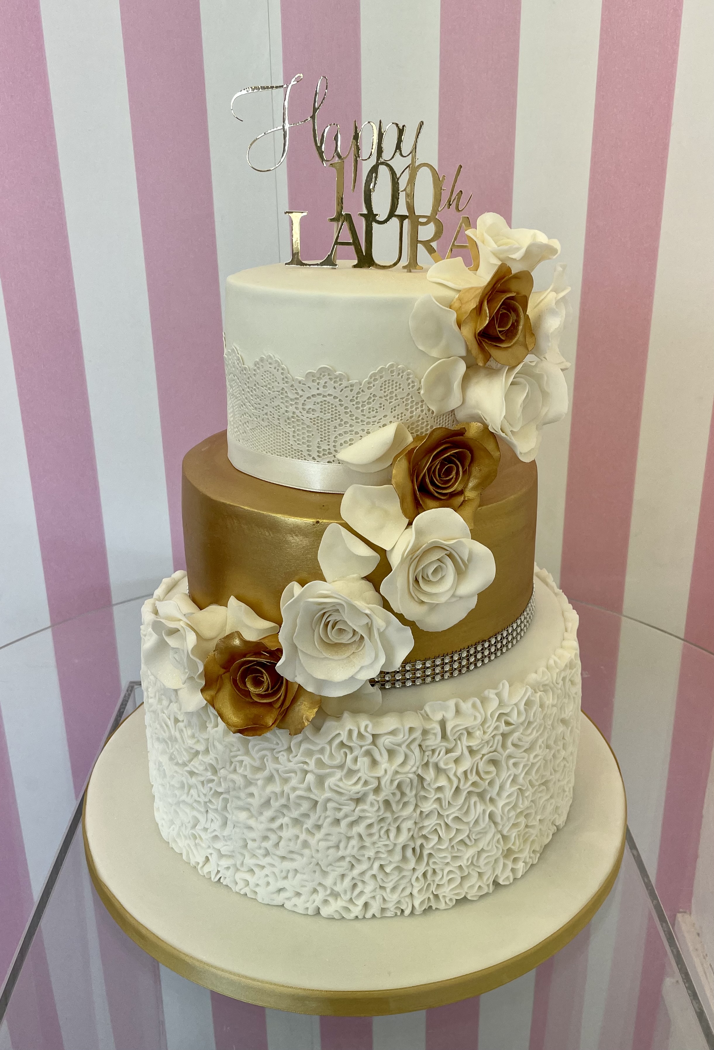 laura 100th Cake Cake | Celebration Cakes