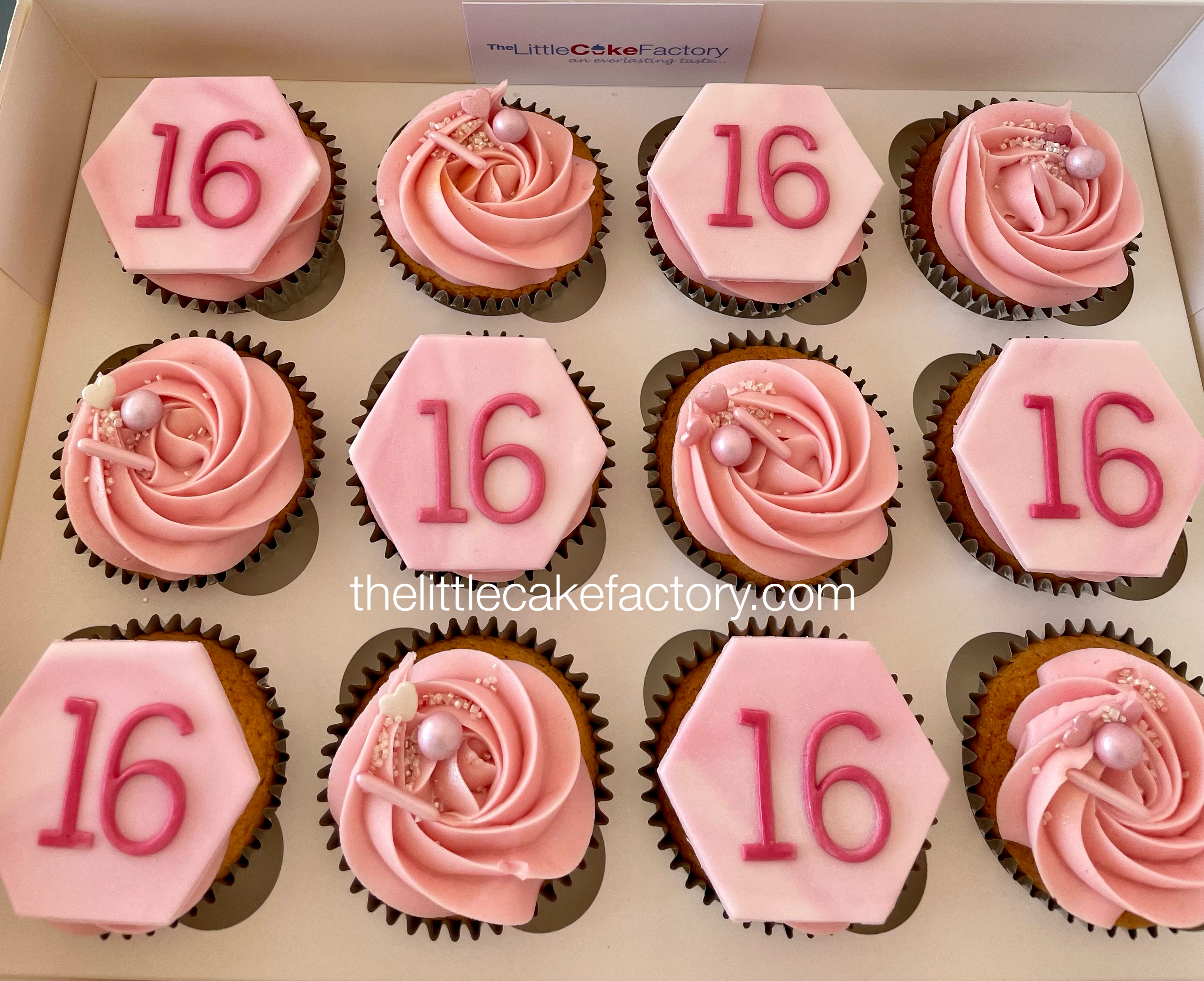 sweet pink 16 Cake | Cupcakes Cakes