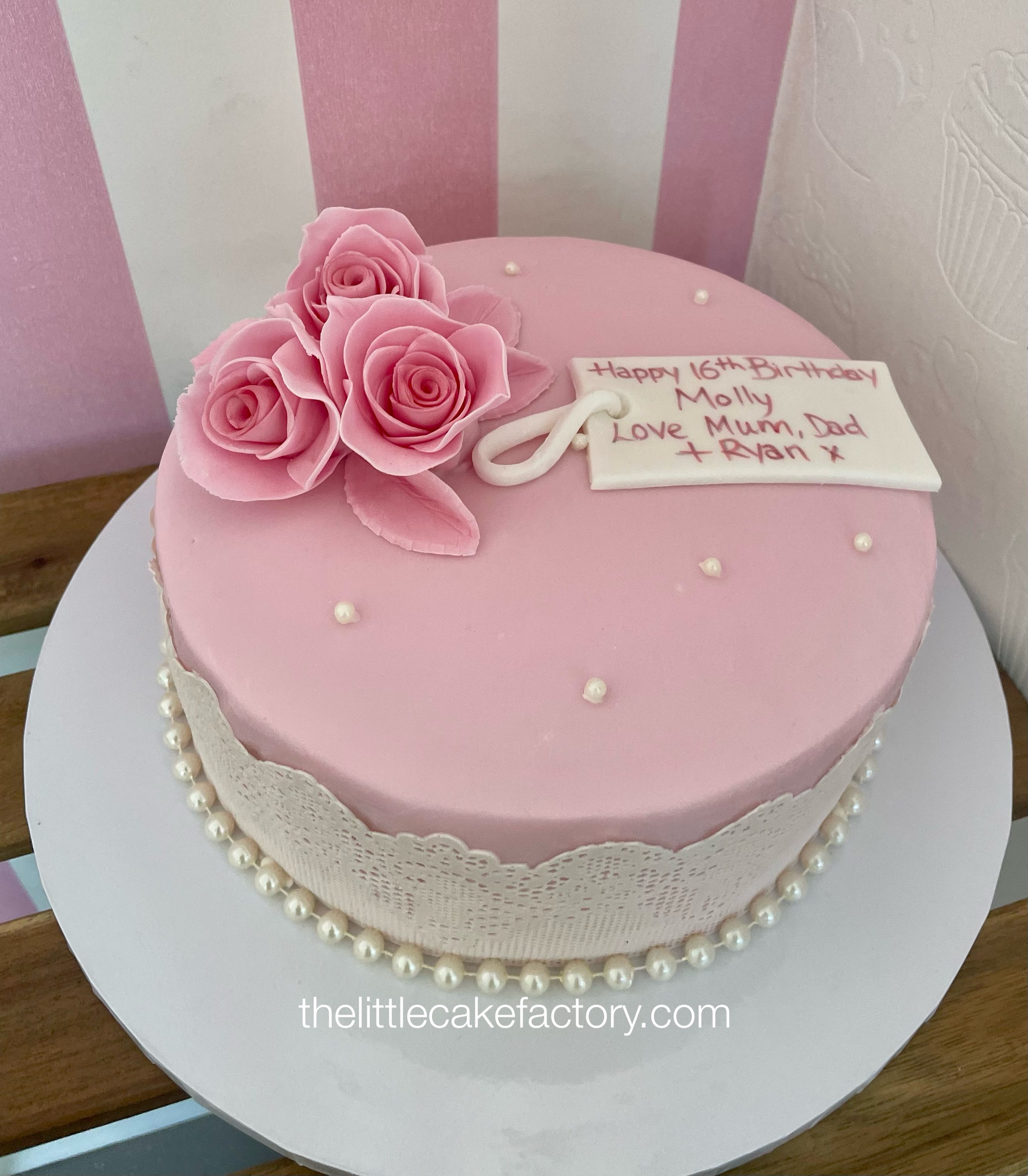 new pink vintage cake Cake | Celebration Cakes