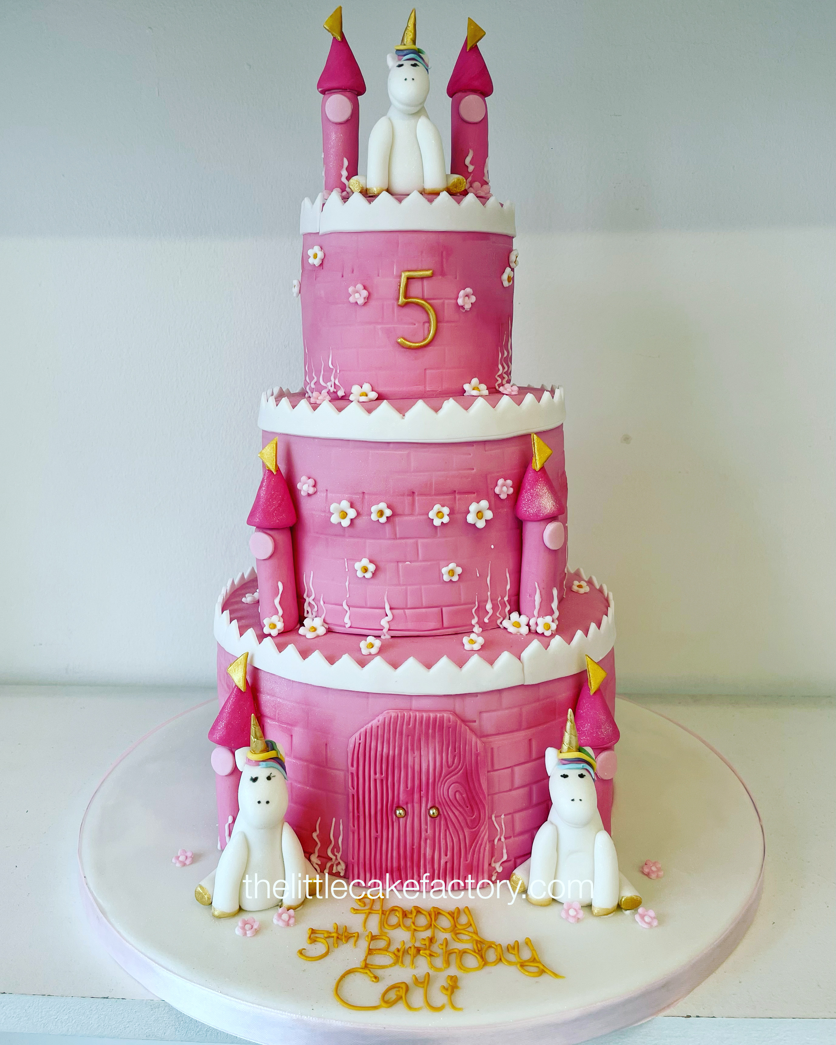 unicorn castle 2nd edition Cake | Children Cakes