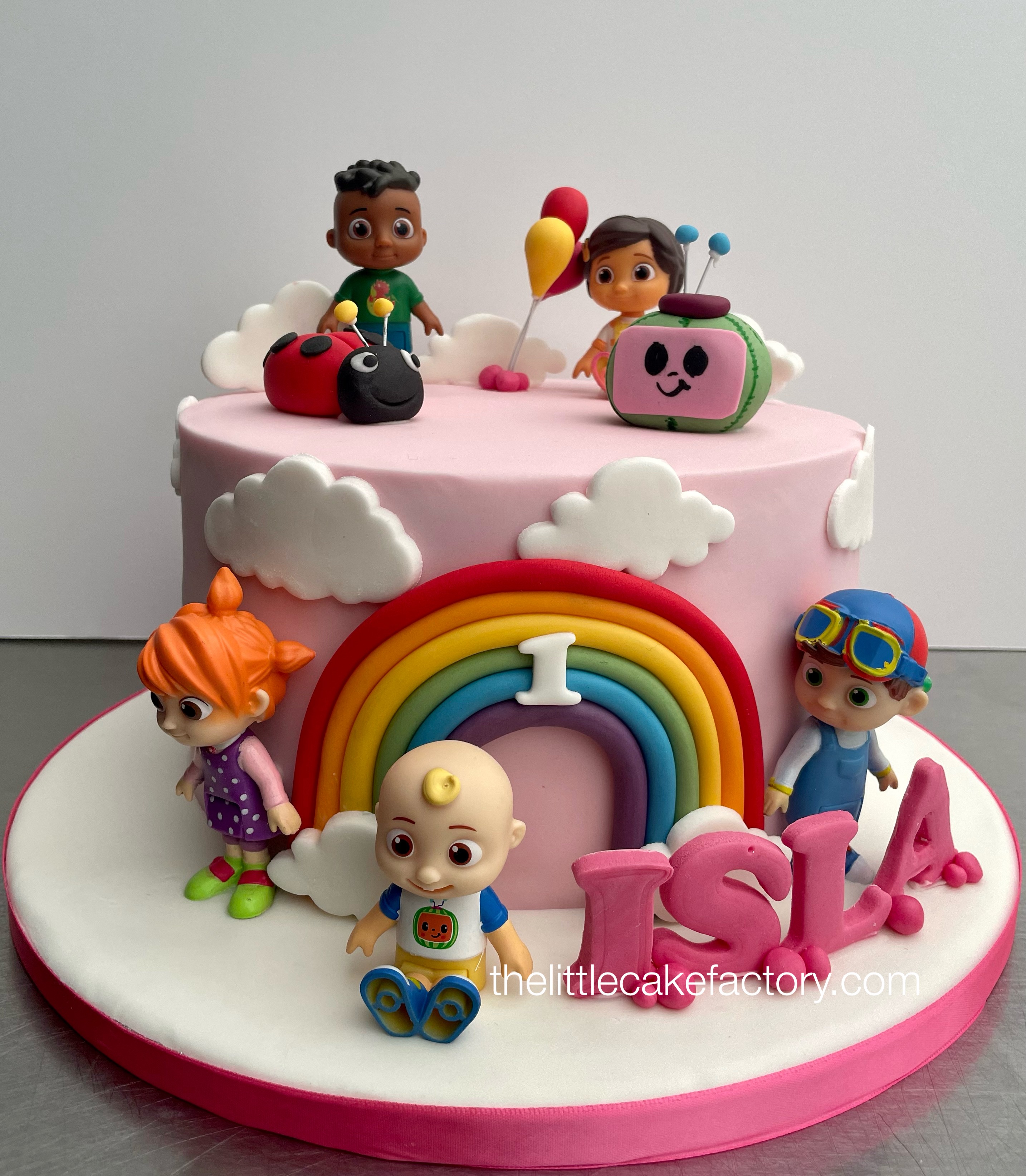 pink cocomelon Cake | Children Cakes