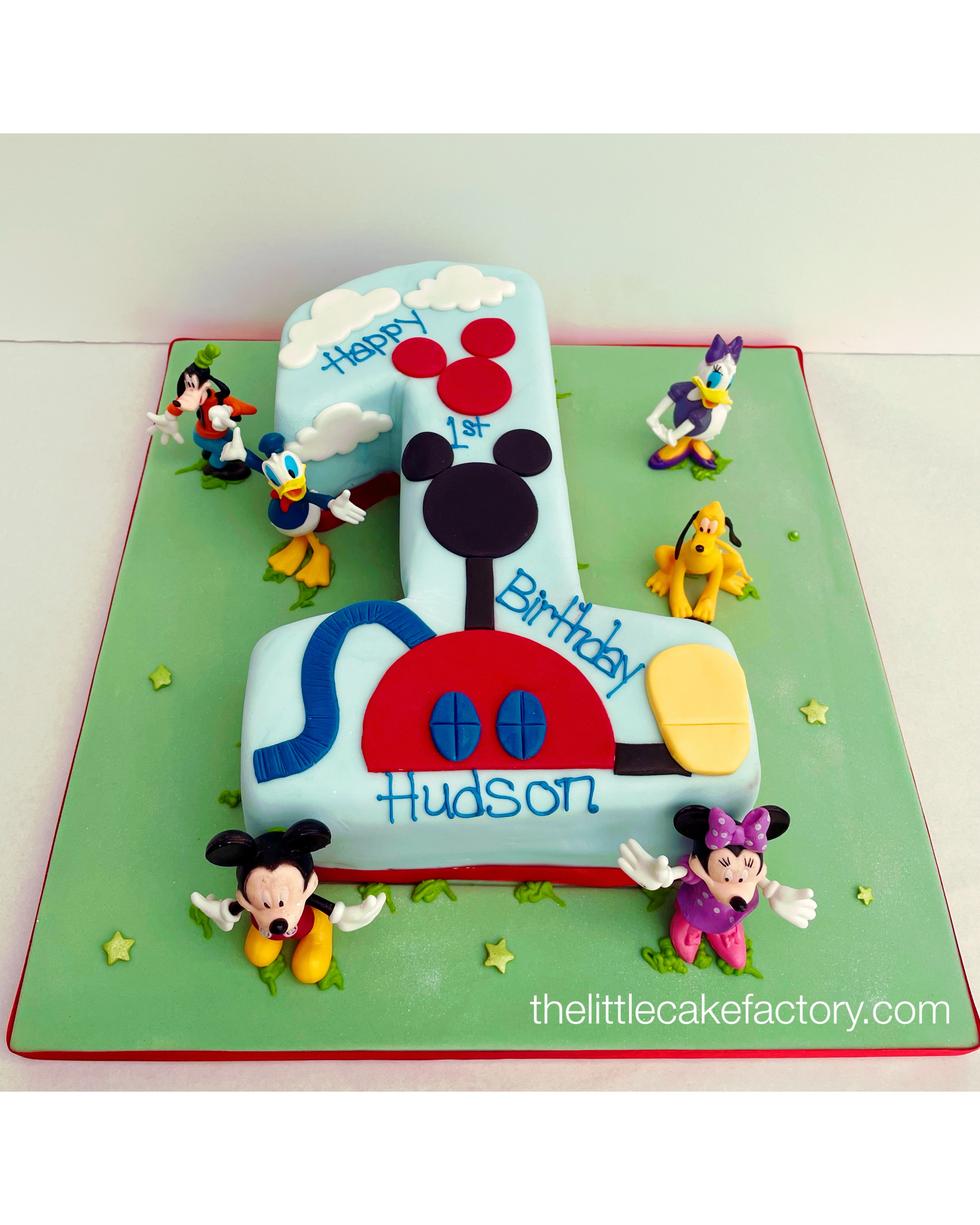 mickey clubhouse number 1 Cake | Numbers Cakes