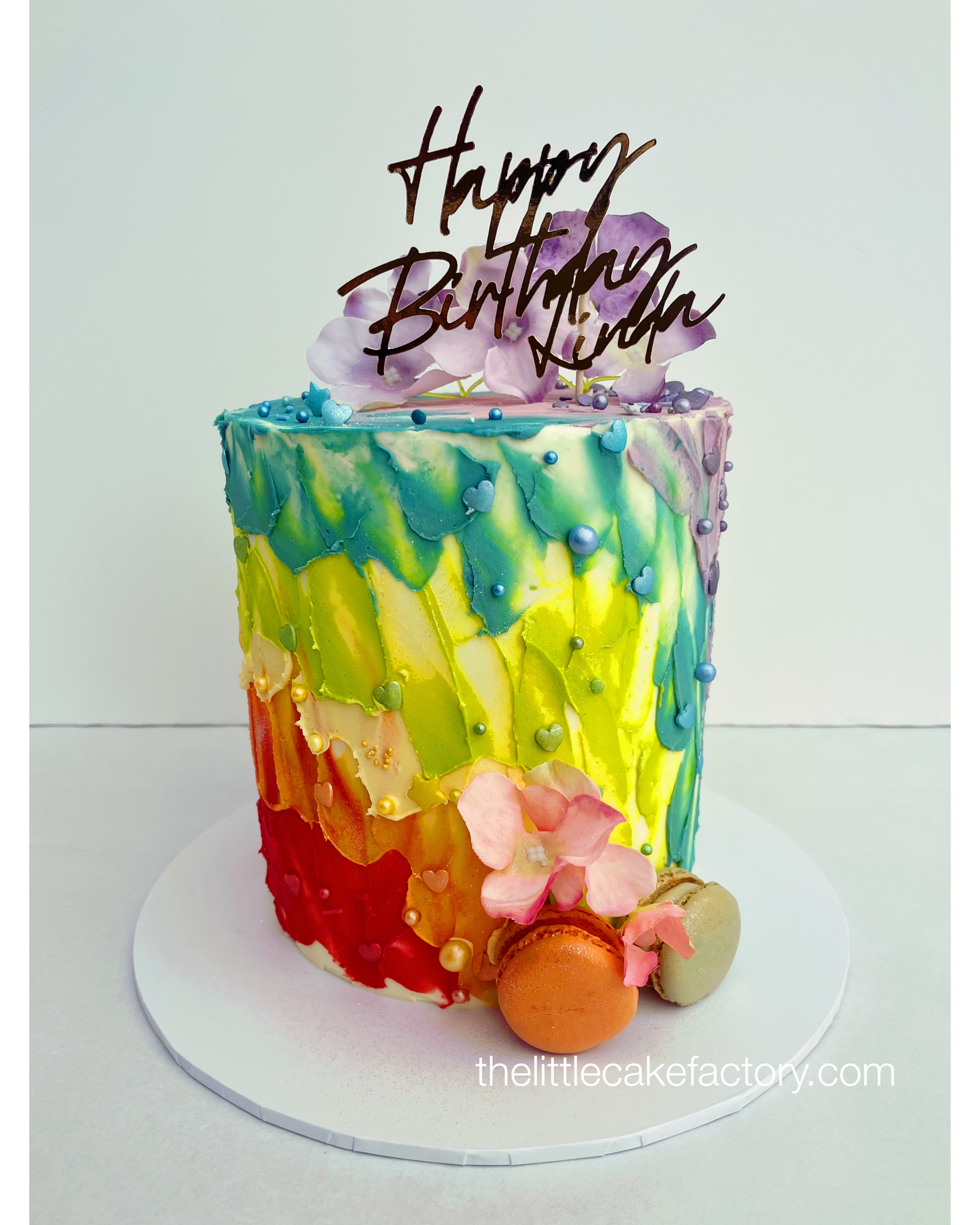 rainbow collage Cake | Celebration Cakes