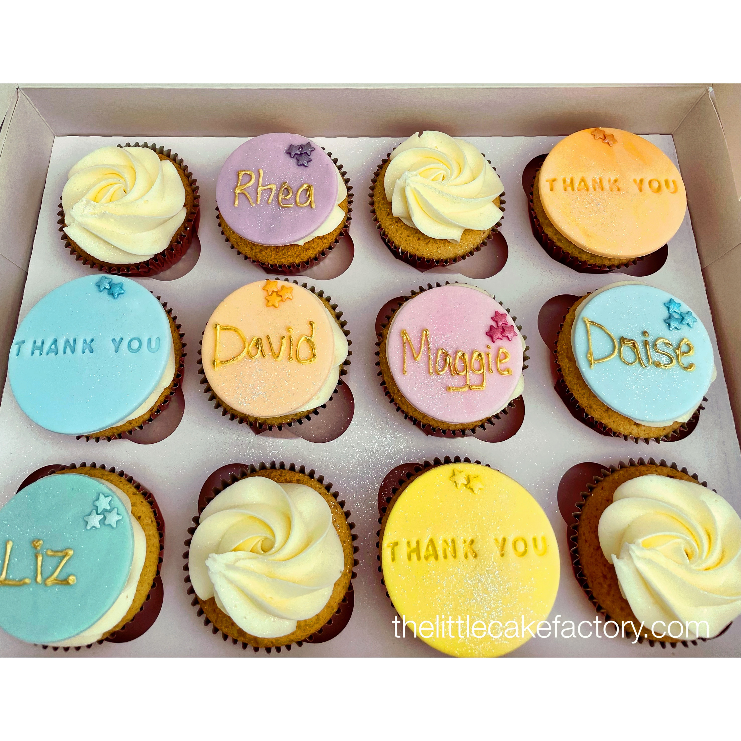 pastel thank you cupcakes Cake | Cupcakes Cakes