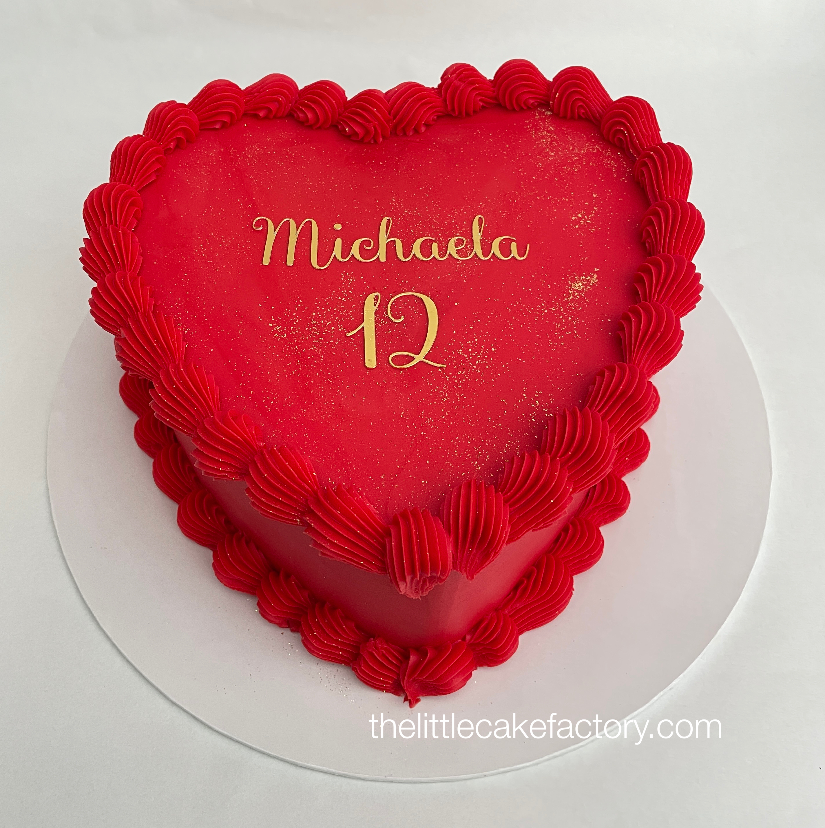 12th birthday love heart Cake | Children Cakes