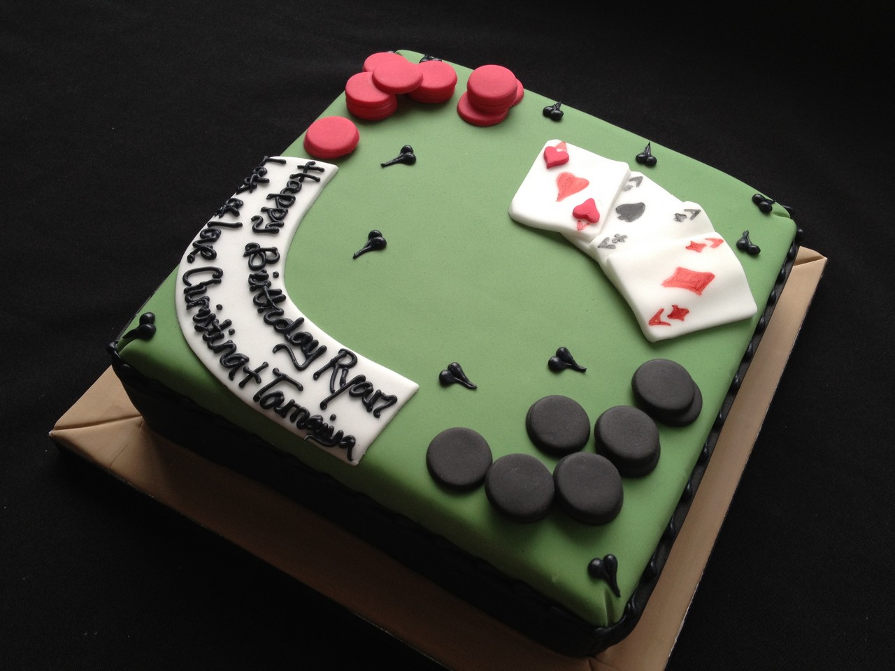 Poker Celebration Cake | Celebration Cakes