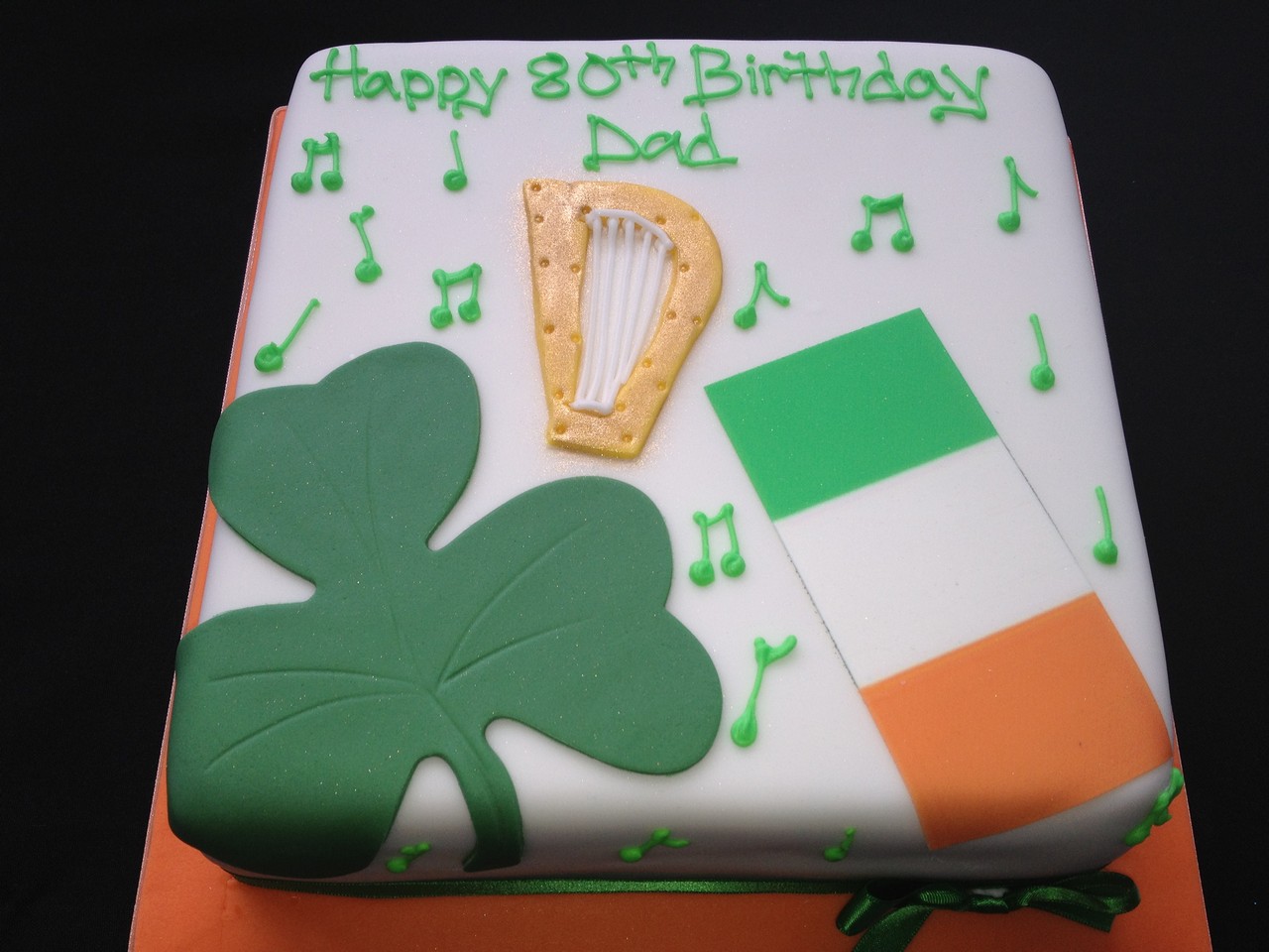 Irish Flag Cake | Celebration Cakes