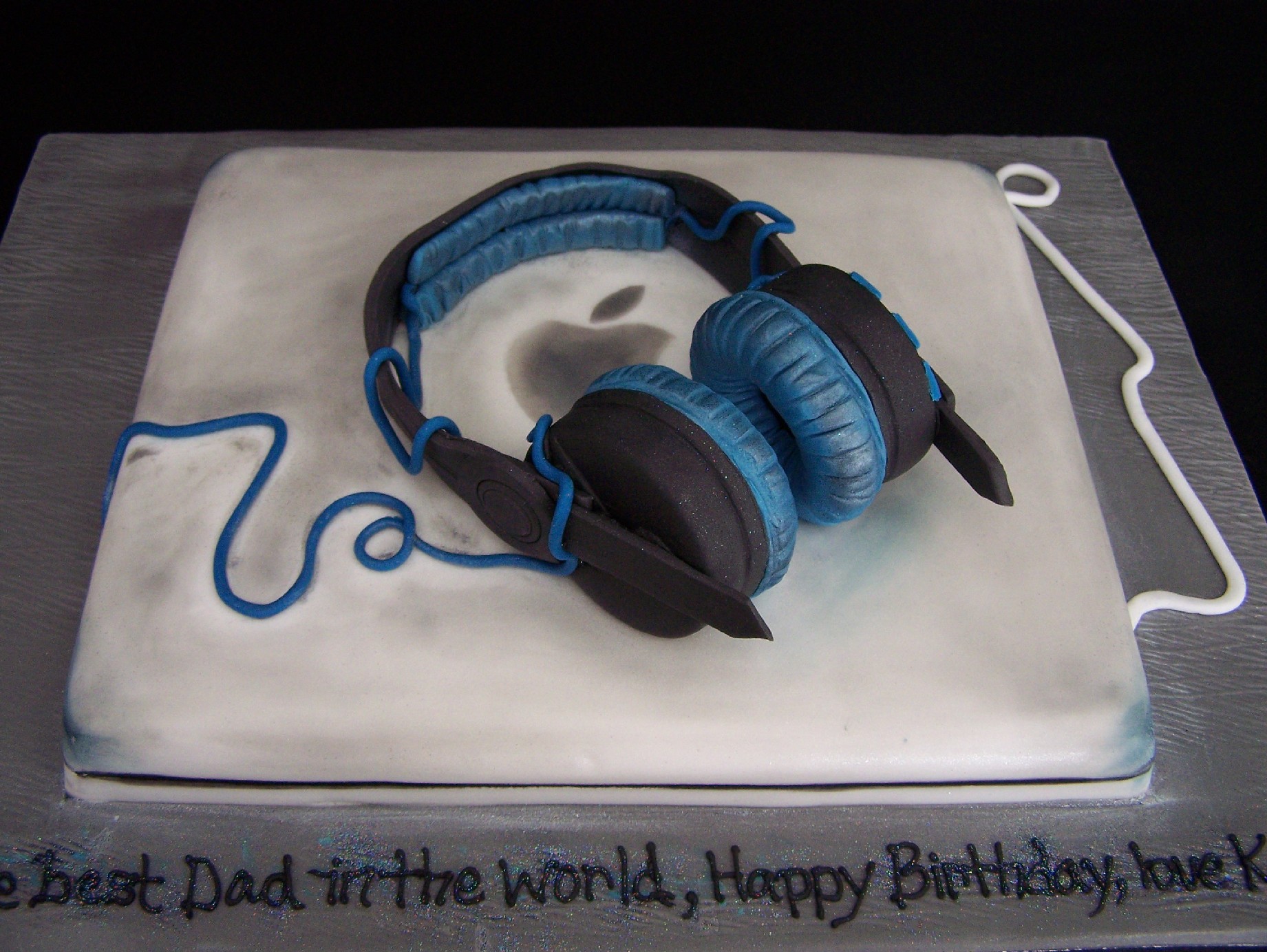 Headphones and Laptop Cake | Novelty Cakes