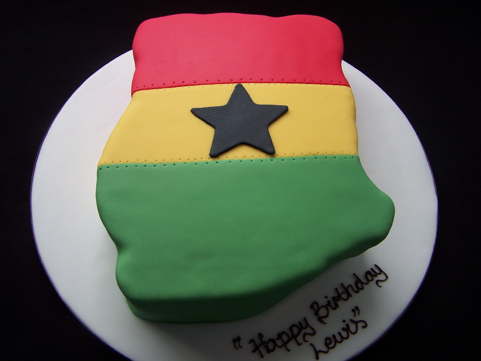 Ghana Flag Cake | Novelty Cakes