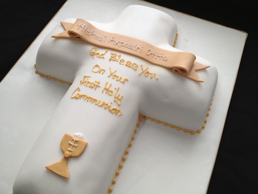 Gold Cross Cake |  Cakes