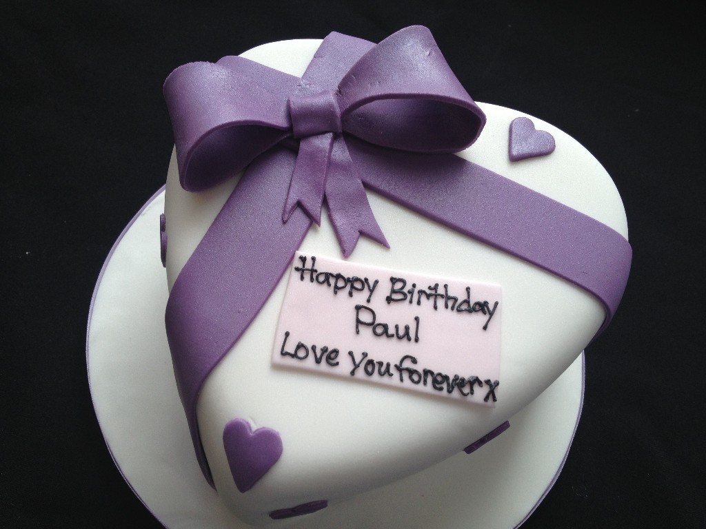 Purple Gift Cake |  Cakes