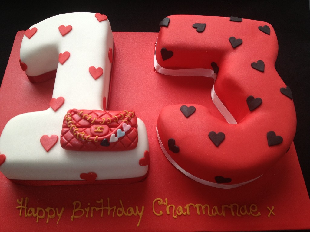 Love Heart 13 Cake |  Cakes