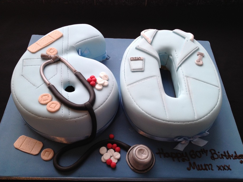 Nurses 60th Retirement Cake |  Cakes