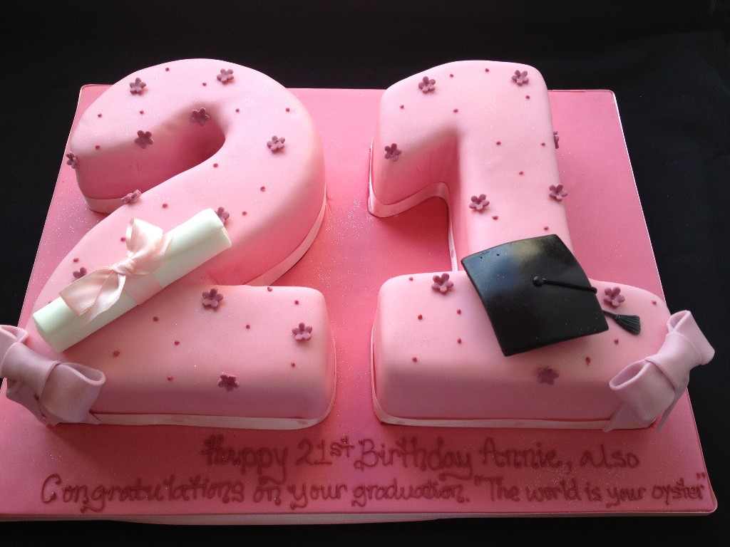 Pink Graduation Cake |  Cakes